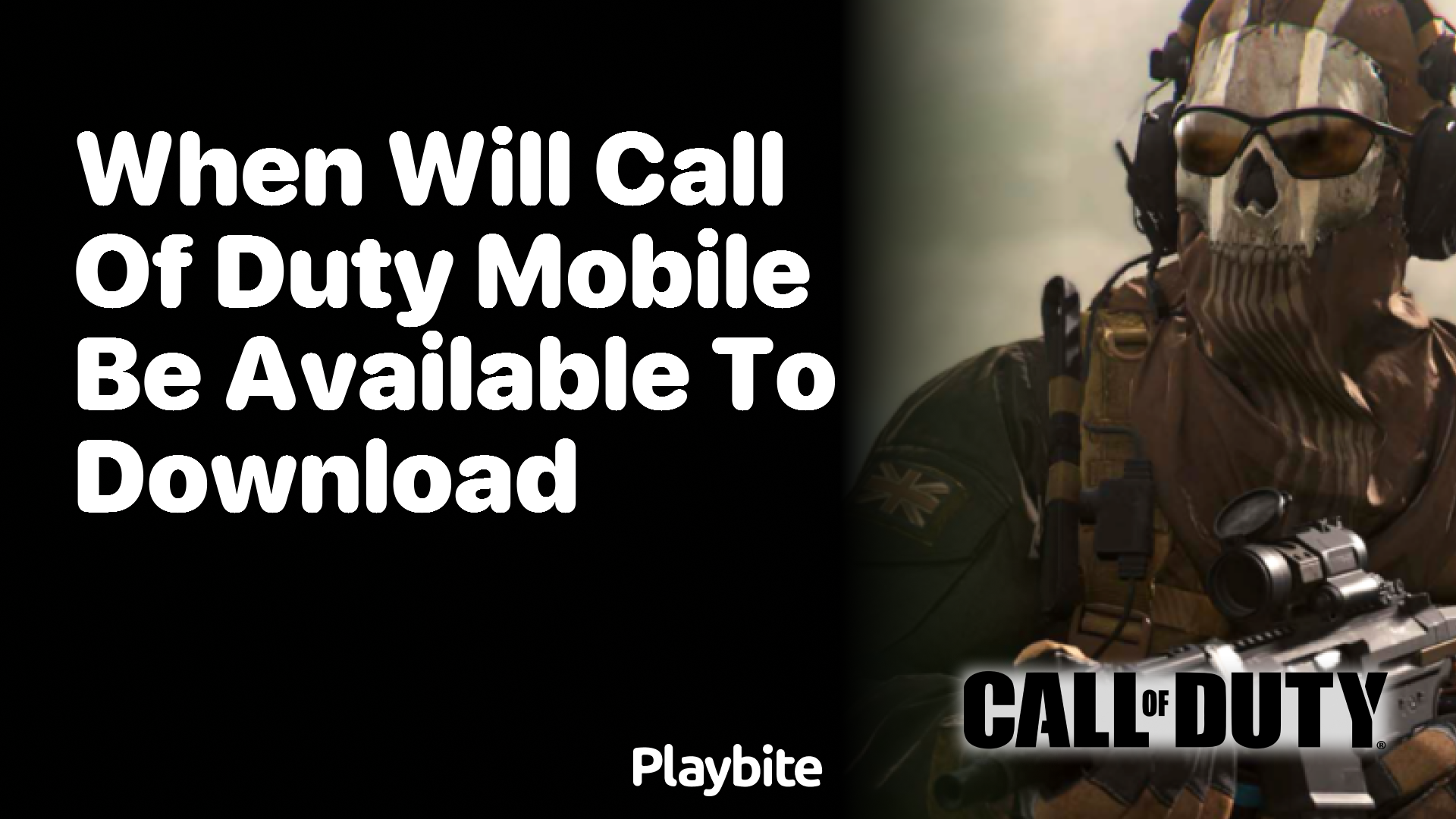 When Will Call of Duty Mobile Be Available to Download?