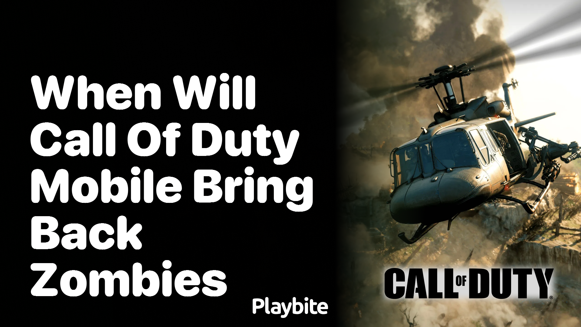 When Will Call of Duty Mobile Bring Back Zombies?