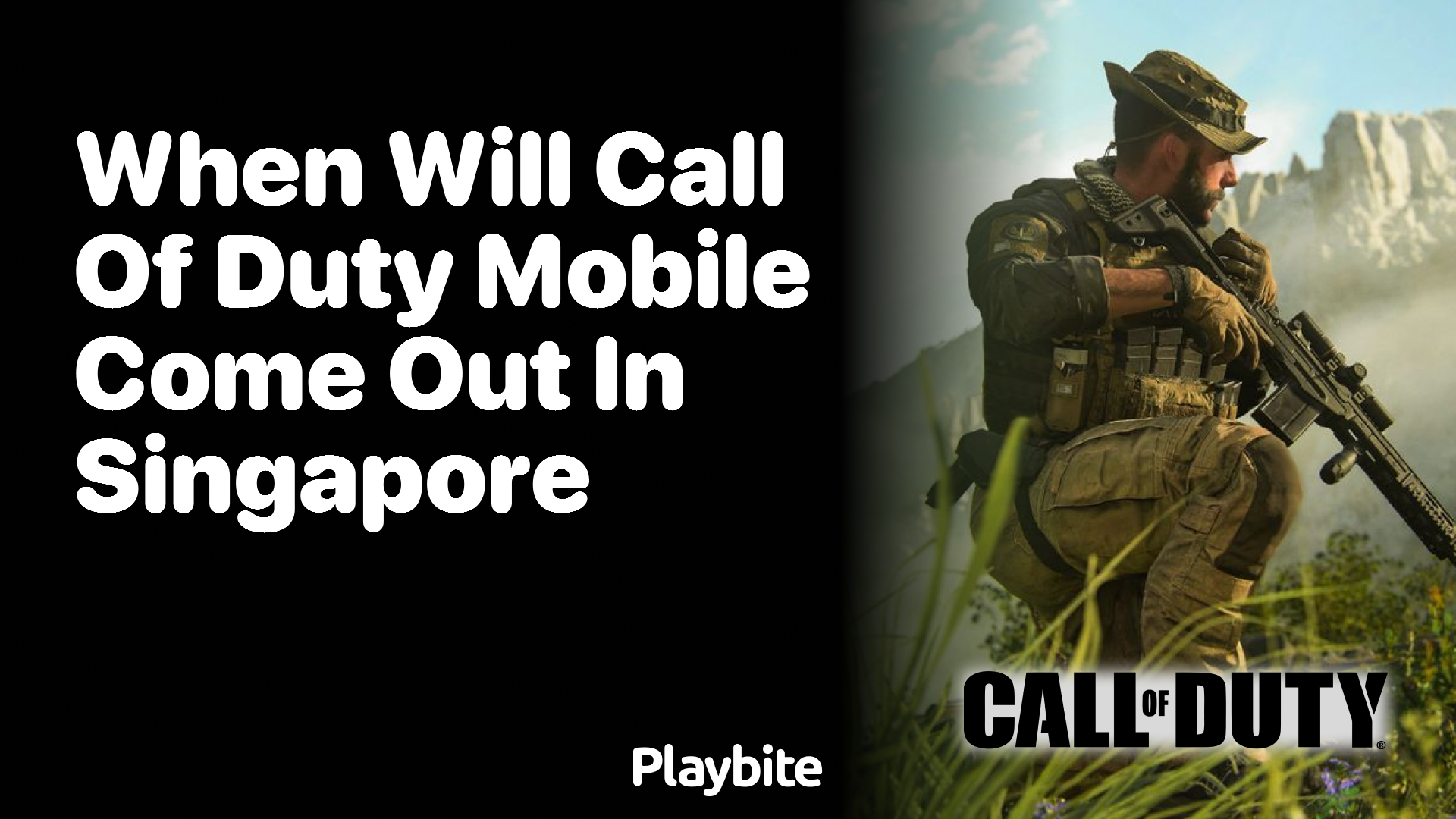 When Will Call of Duty Mobile Come Out in Singapore?