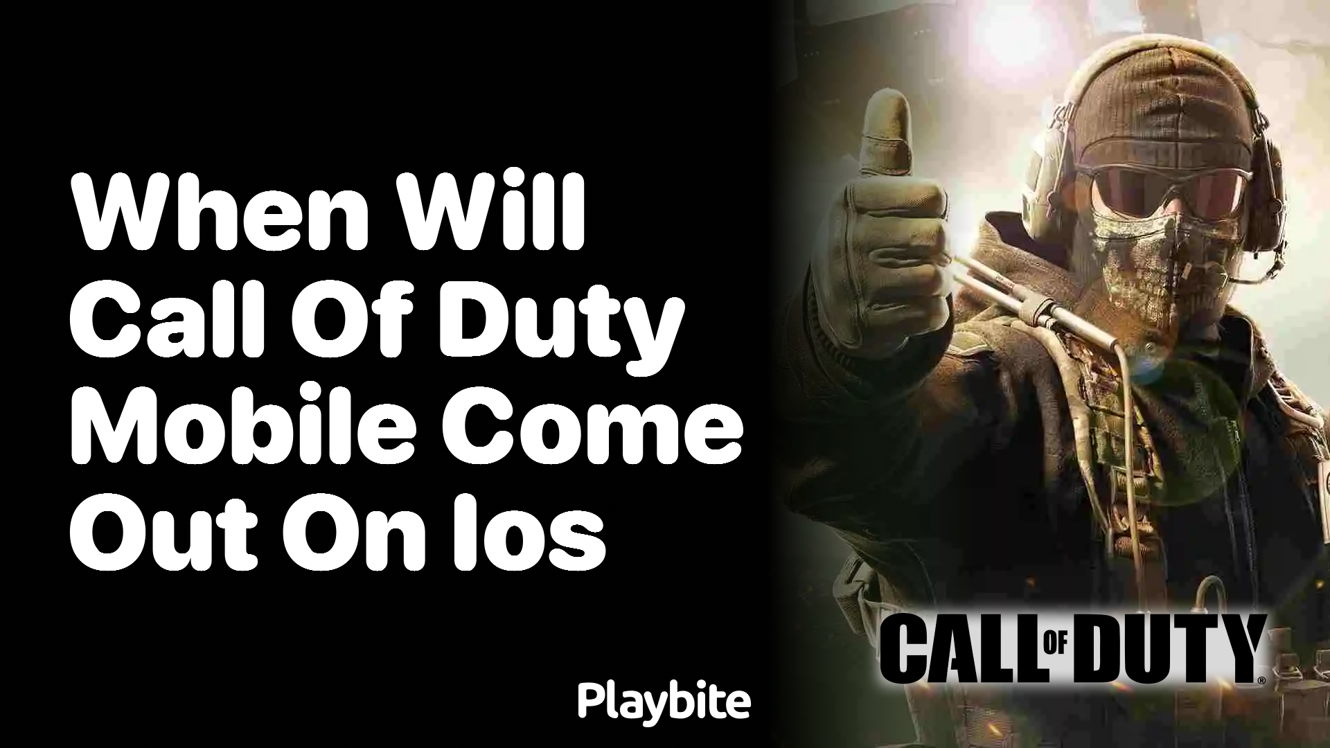 When Will Call of Duty Mobile Be Released on iOS?