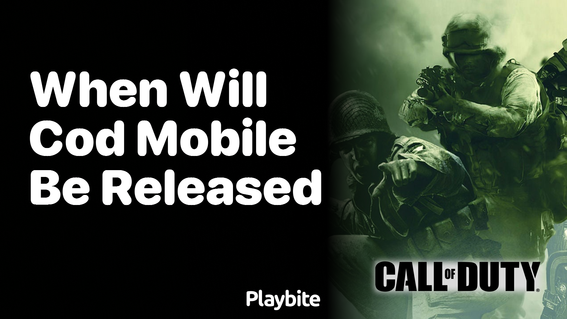 When Was COD Mobile Released for Fans Everywhere?