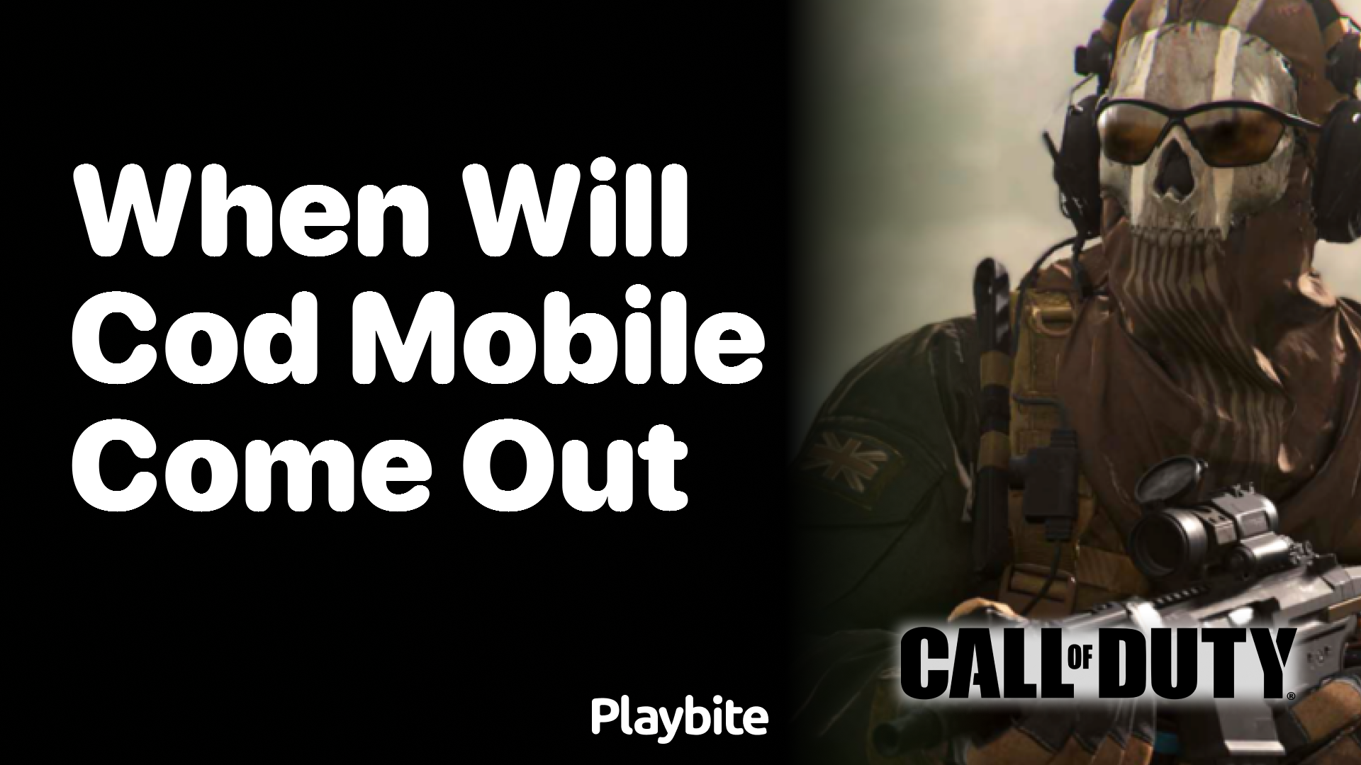 When Will COD Mobile Come Out?