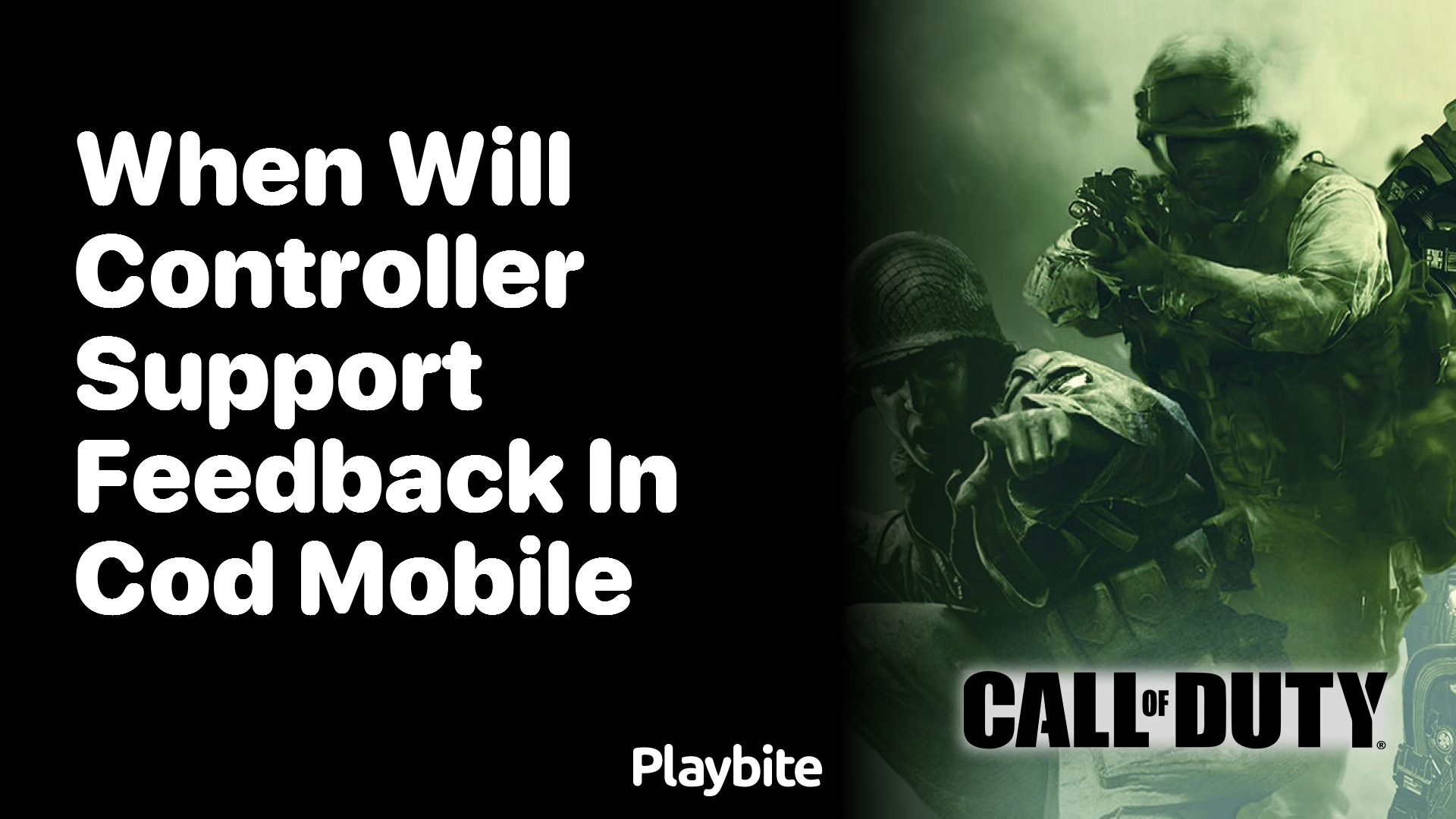 When Will COD Mobile Get Controller Support Feedback?