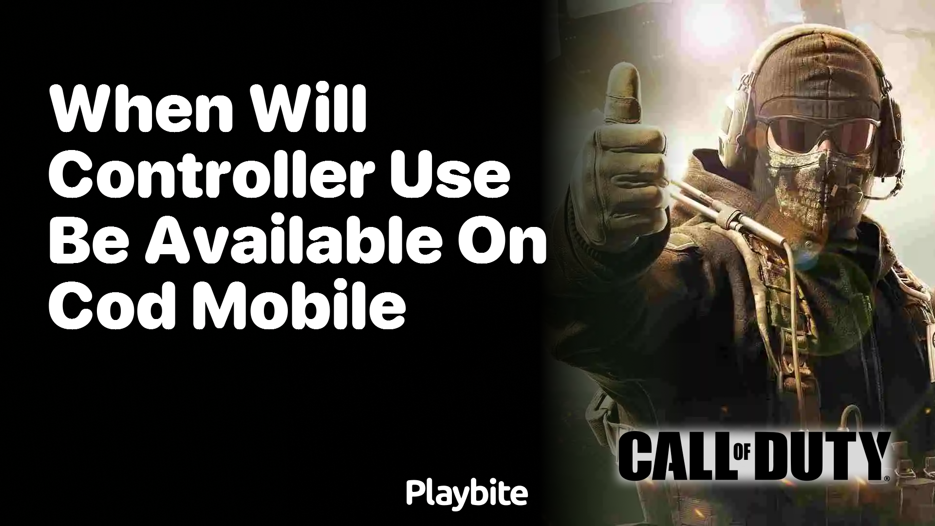 When Will Controller Use Be Available on COD Mobile?