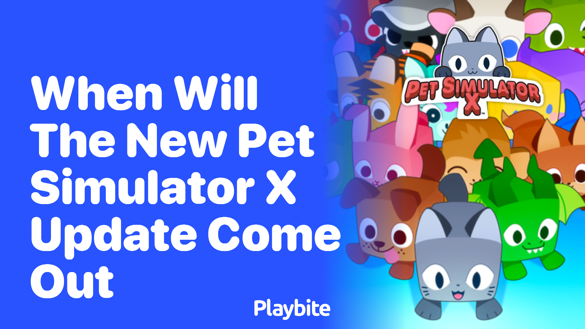 When is the New Pet Simulator X Update Dropping?