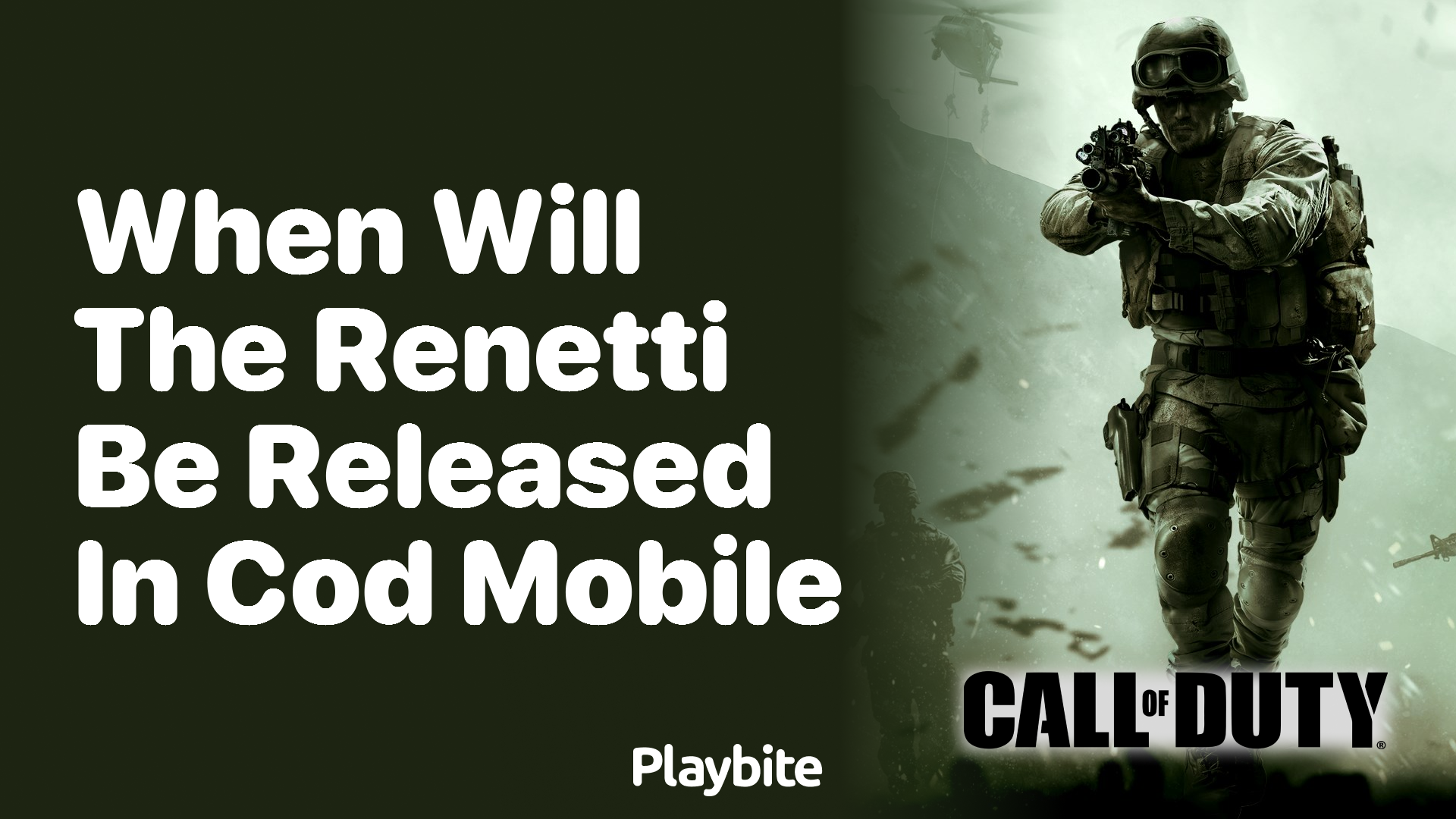 When Will the Renetti Be Released in COD Mobile?