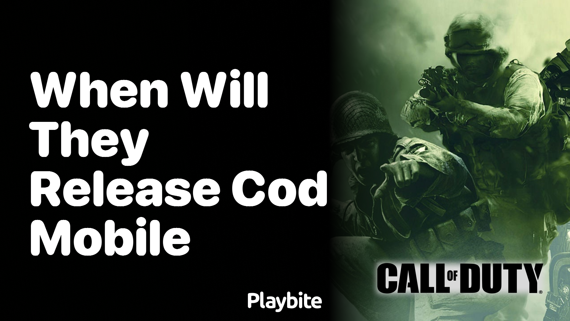 When Will They Release COD Mobile?