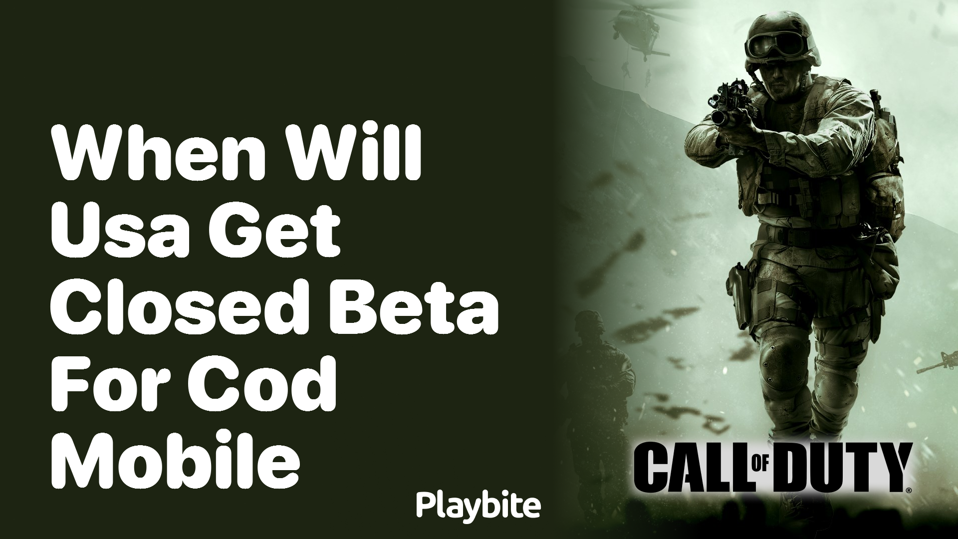 When Will the USA Get the Closed Beta for COD Mobile?