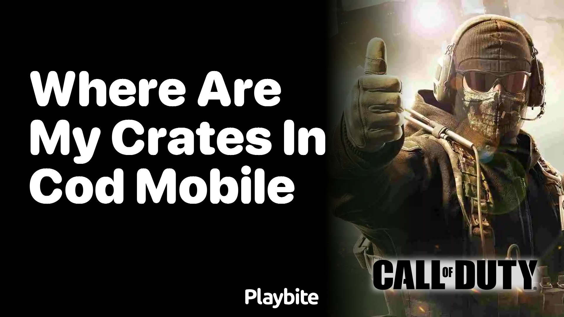 Where Are My Crates in COD Mobile?