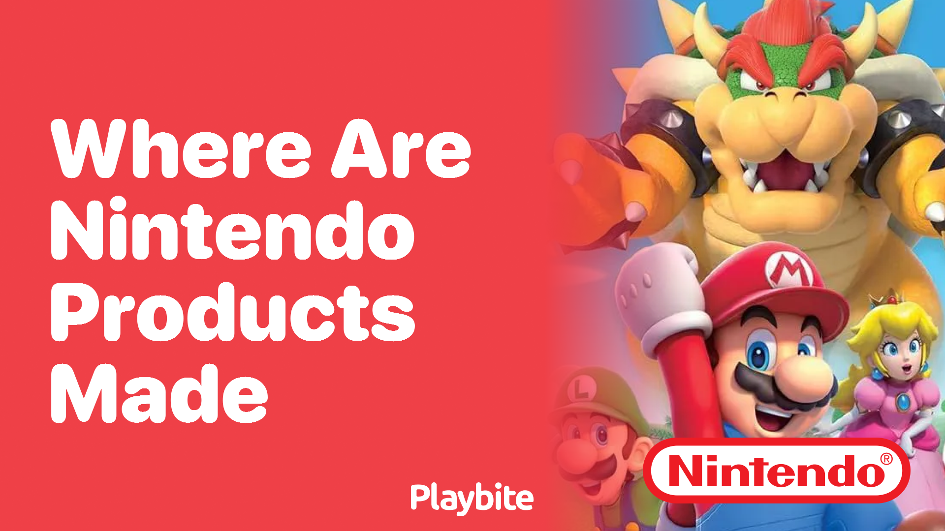 Where Are Nintendo Products Made? - Playbite