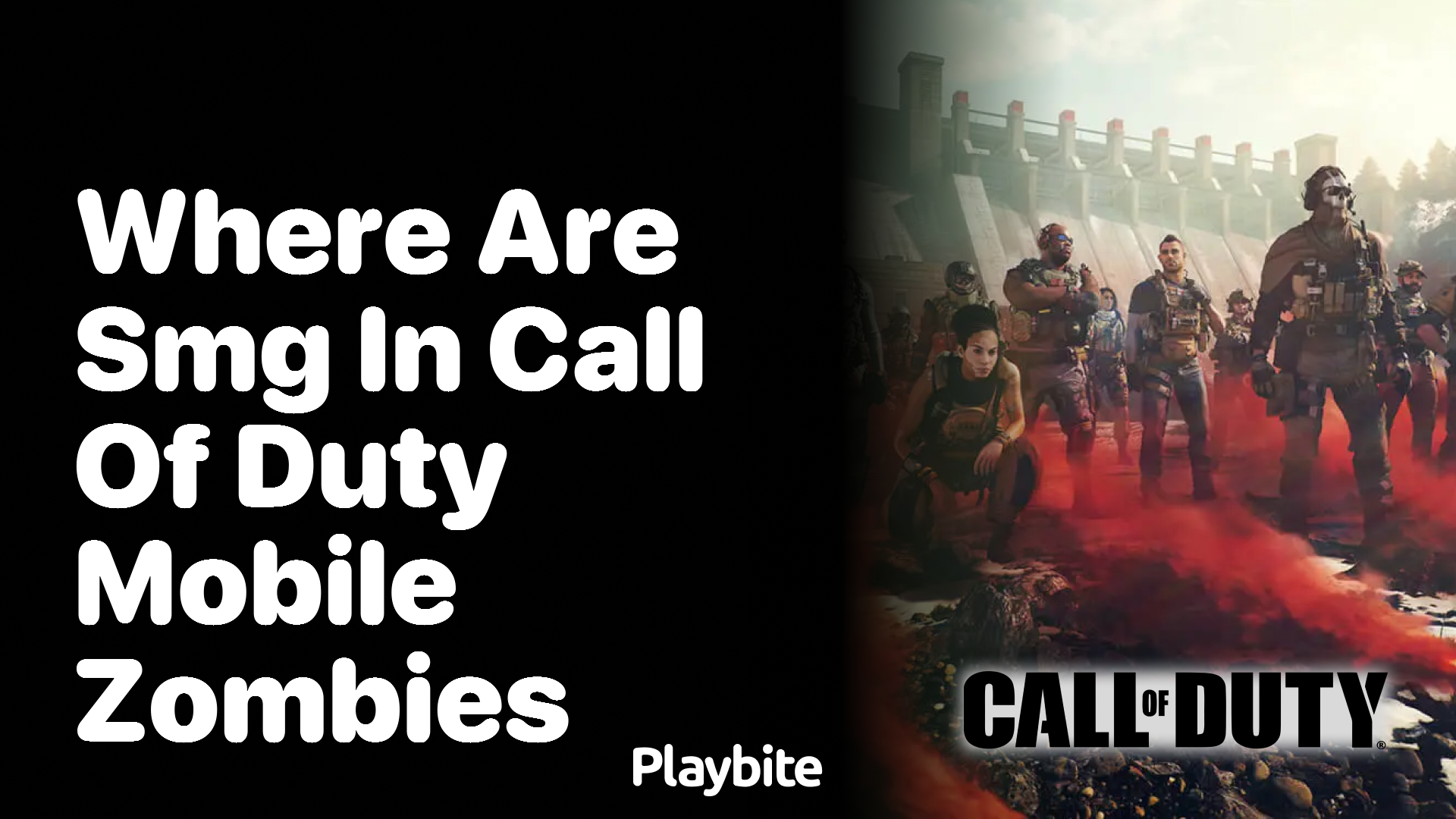 Where Are SMGs in Call of Duty Mobile Zombies?