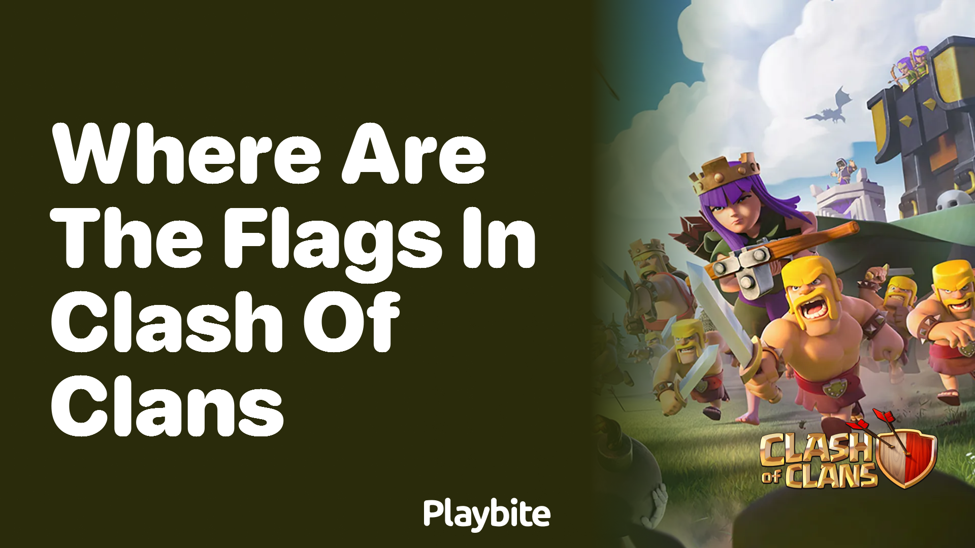 Where Are the Flags in Clash of Clans?