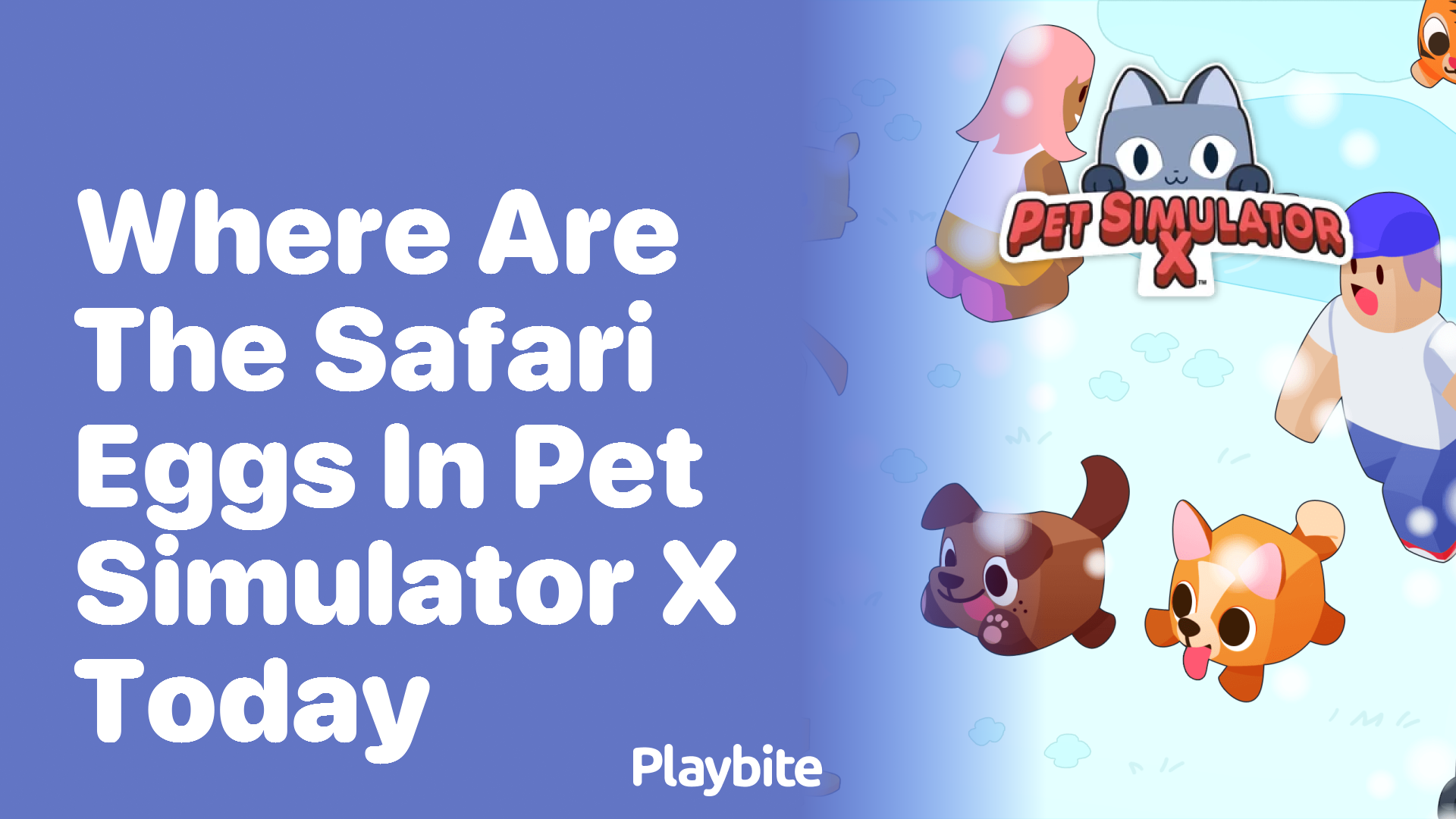 Discovering the Safari Eggs in Pet Simulator X Today