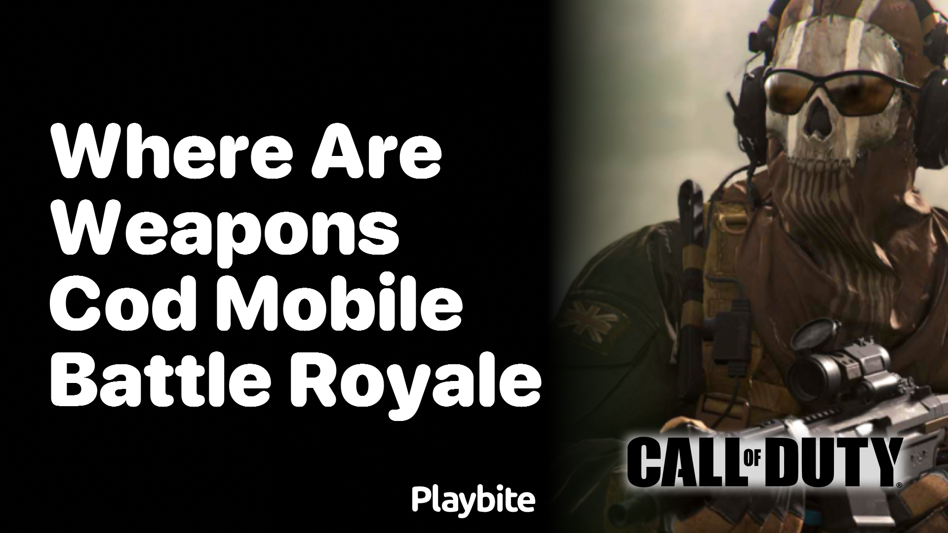 Where Can You Find Weapons in COD Mobile Battle Royale?