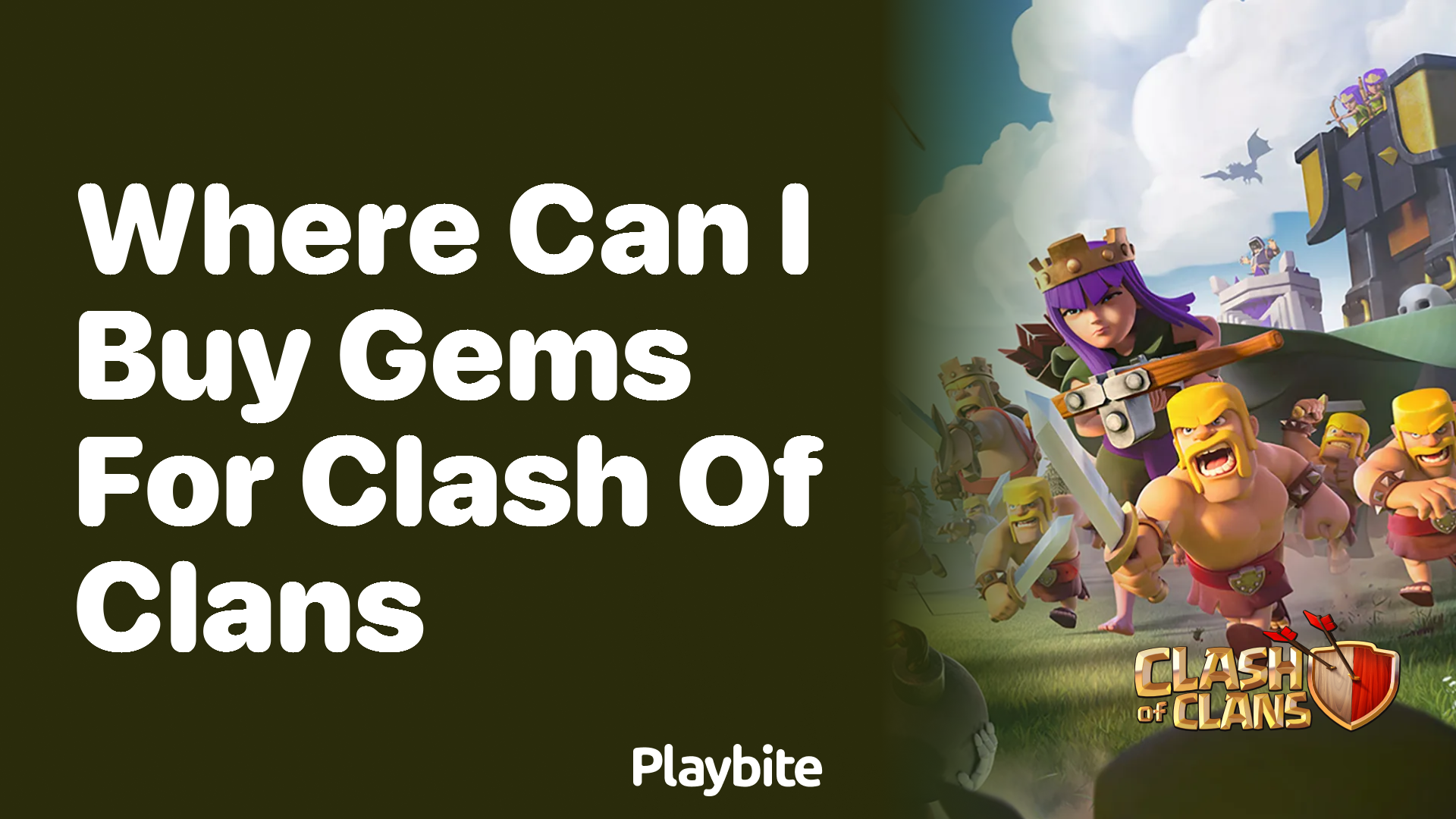 Where Can I Buy Gems for Clash of Clans?