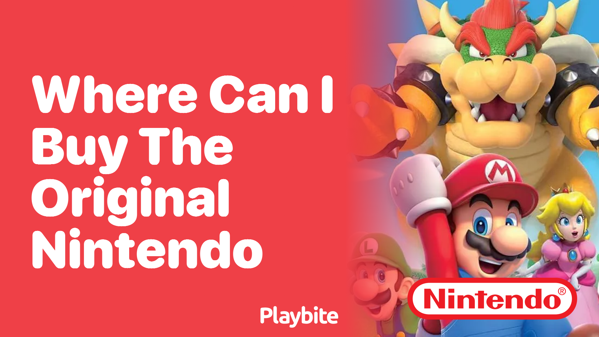 Where can i buy on sale the original nintendo