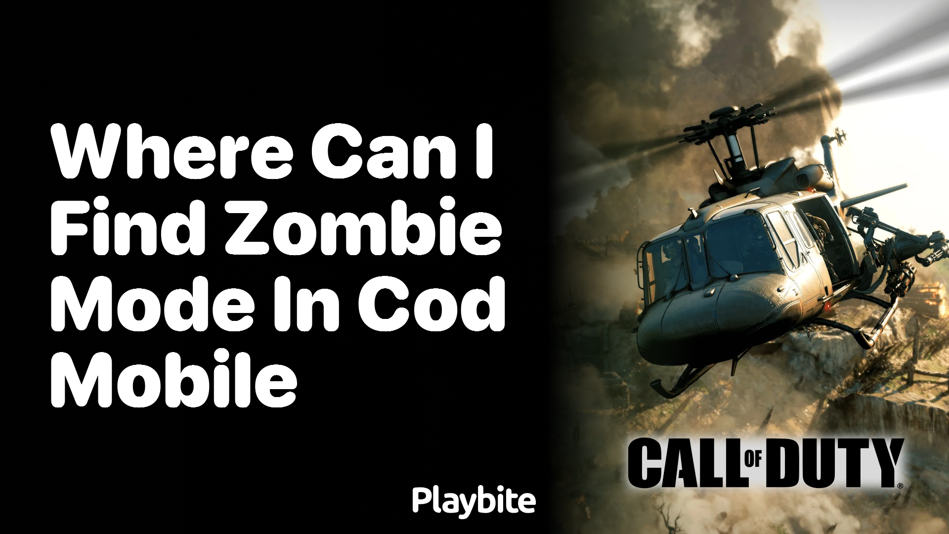 Where Can I Find Zombie Mode in CoD Mobile?