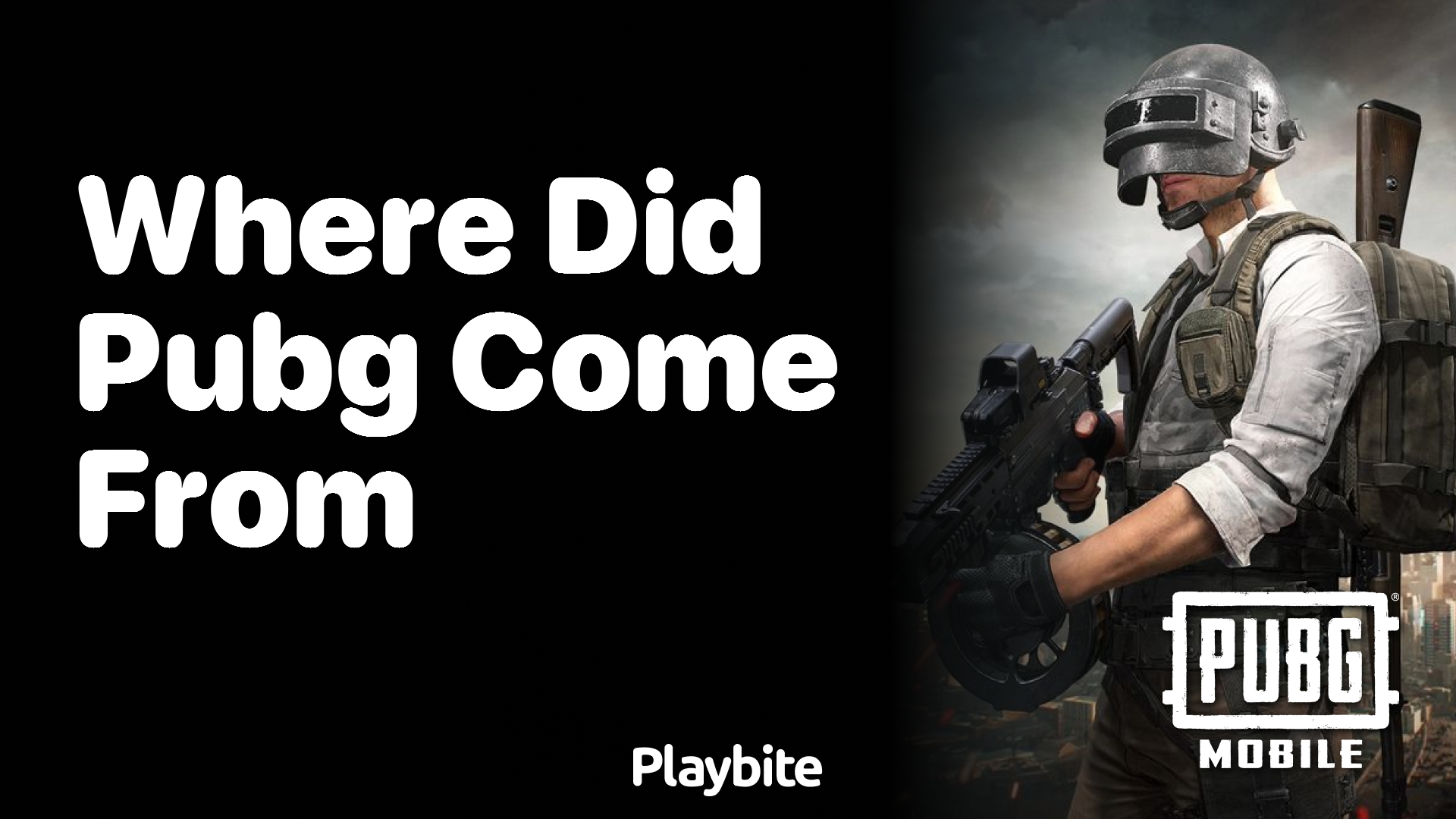 Where Did PUBG Mobile Originate?