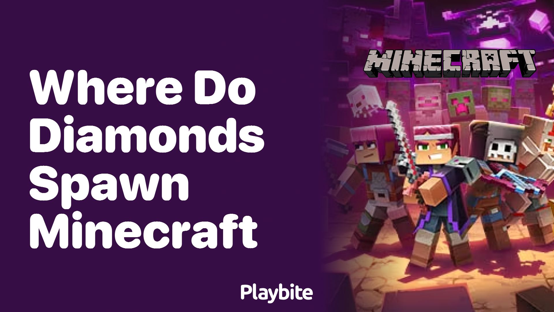 Where Do Diamonds Spawn in Minecraft? Playbite