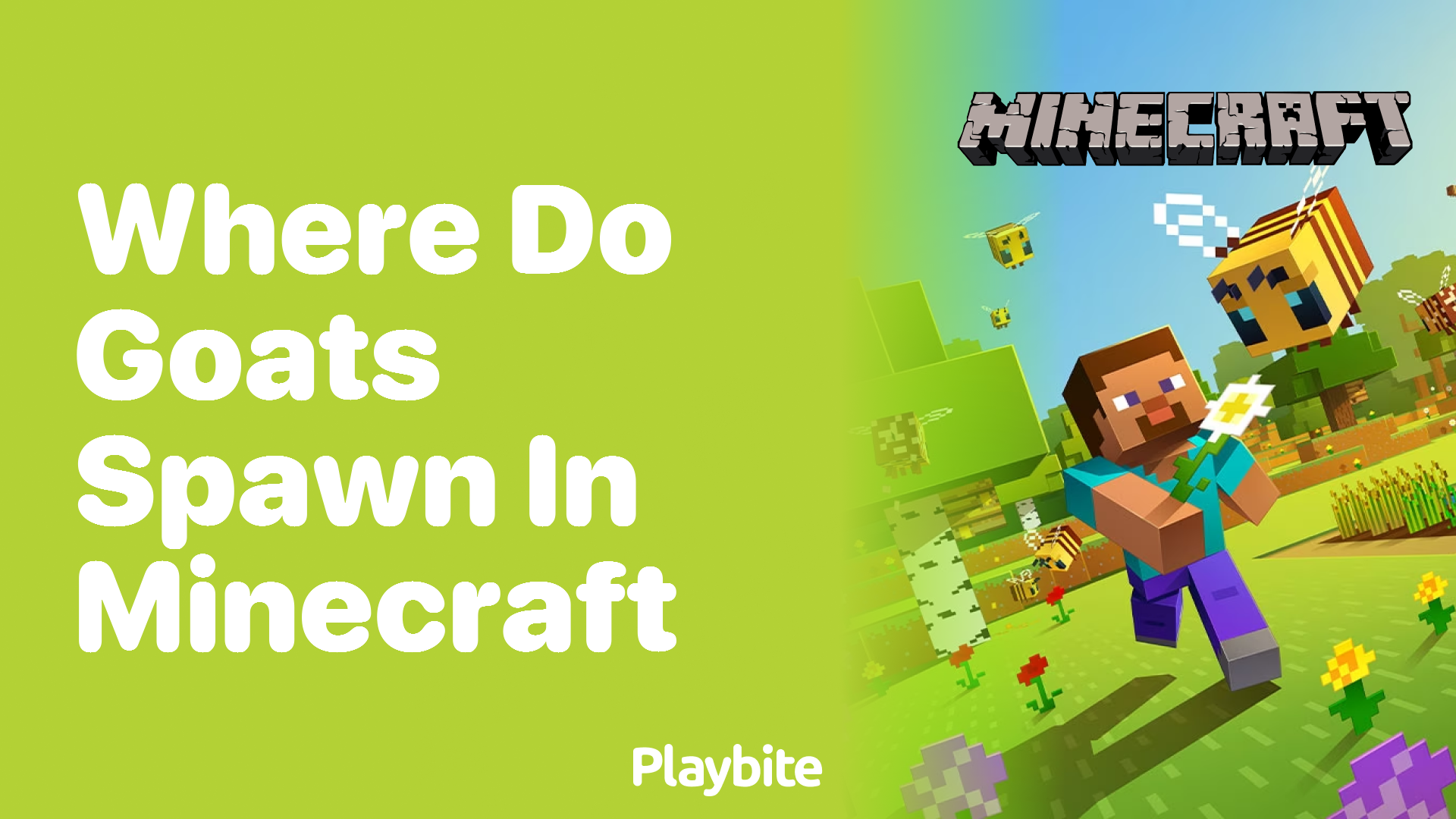 Where Do Goats Spawn in Minecraft? - Playbite