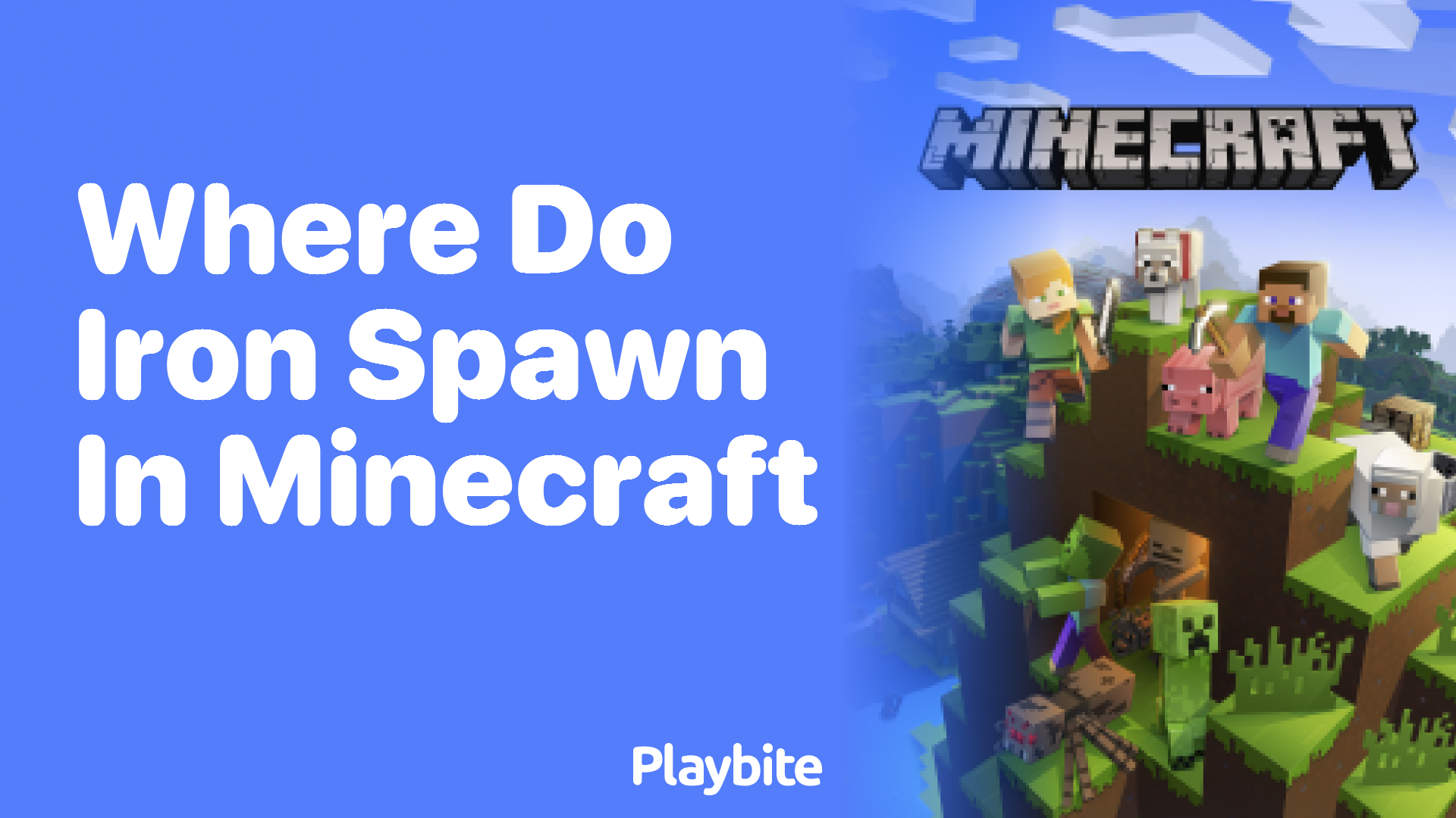 Where Do Iron Spawn in Minecraft?