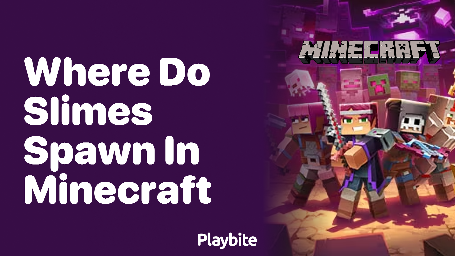 Where Do Slimes Spawn in Minecraft?