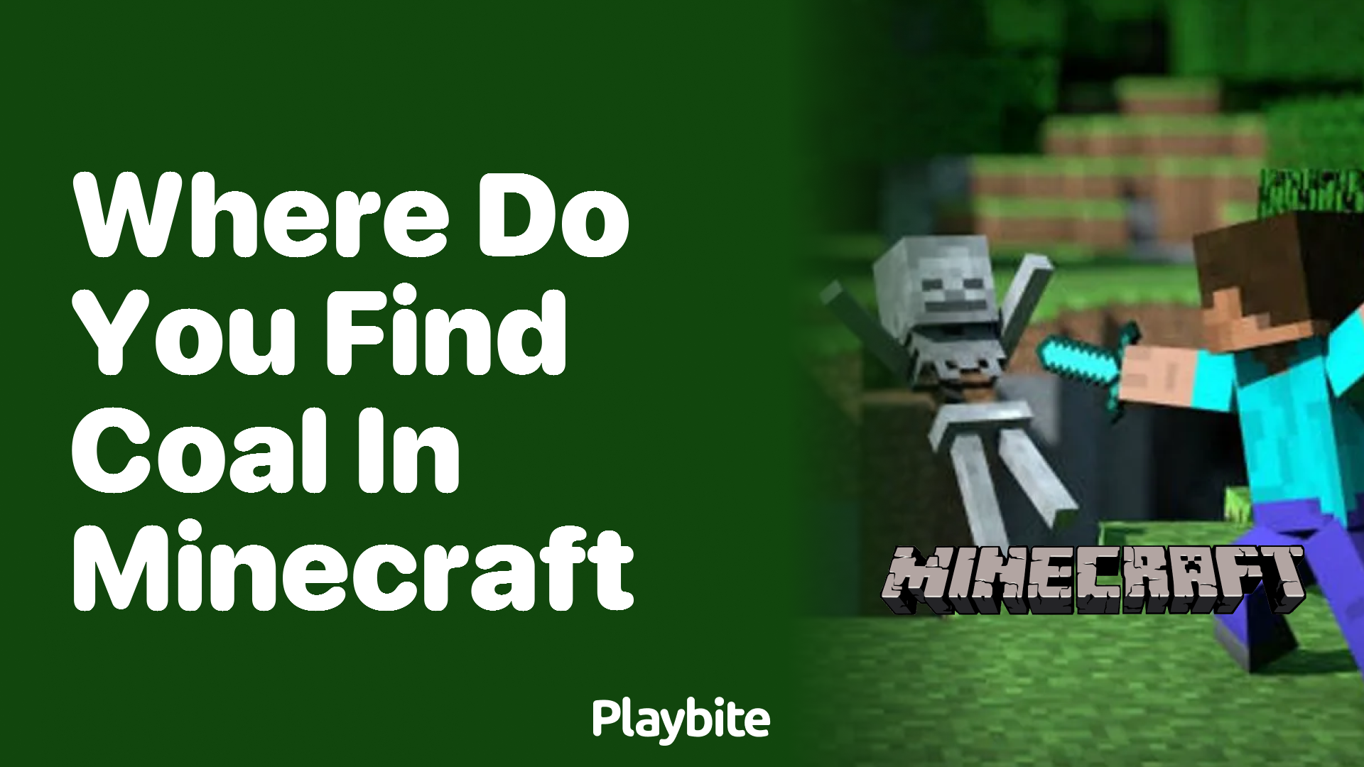 Where Do You Find Coal in Minecraft?