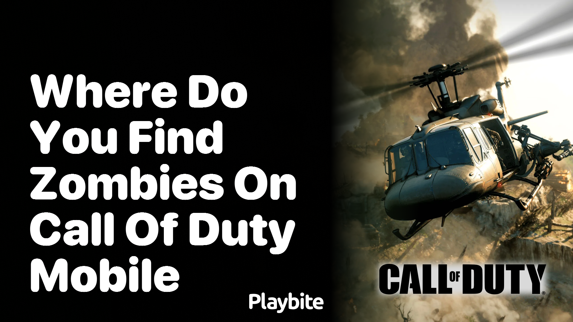 Where Do You Find Zombies on Call of Duty Mobile?