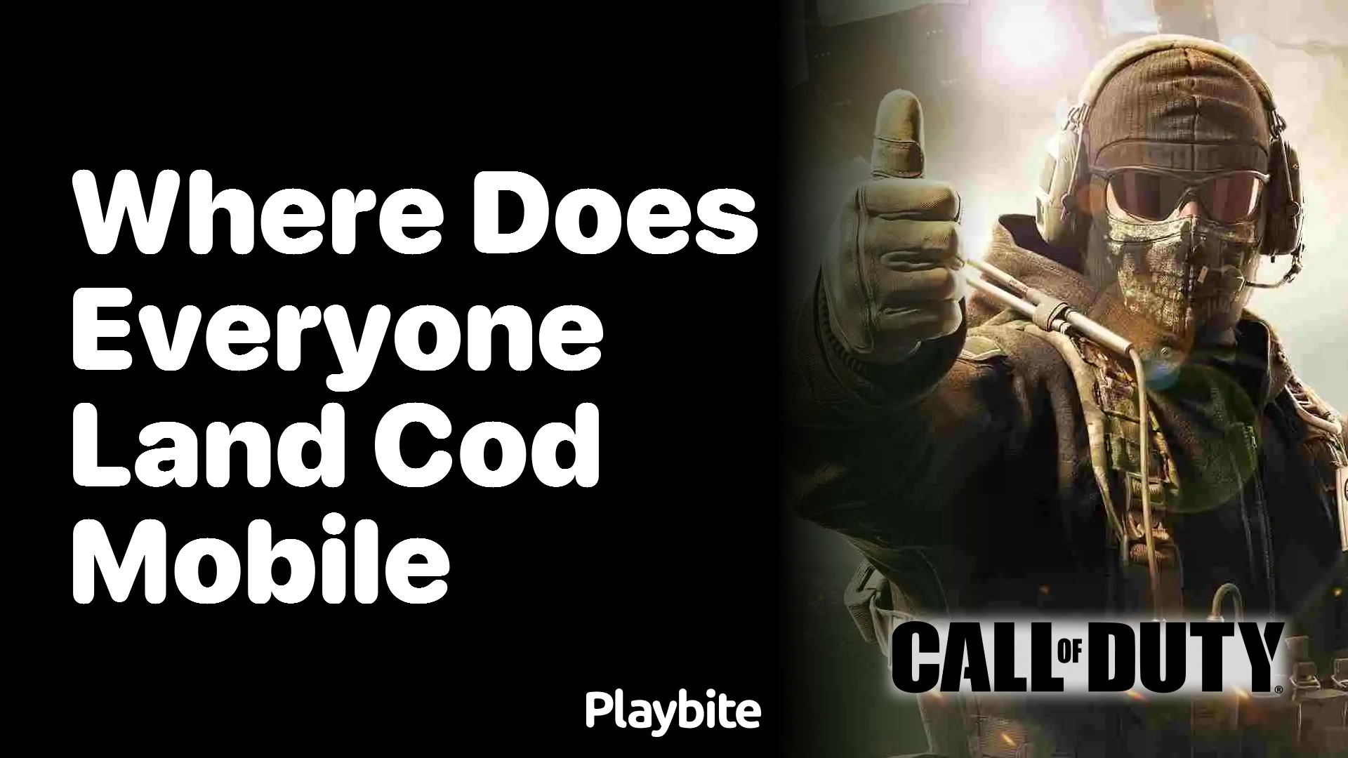 Where Does Everyone Land in COD Mobile?