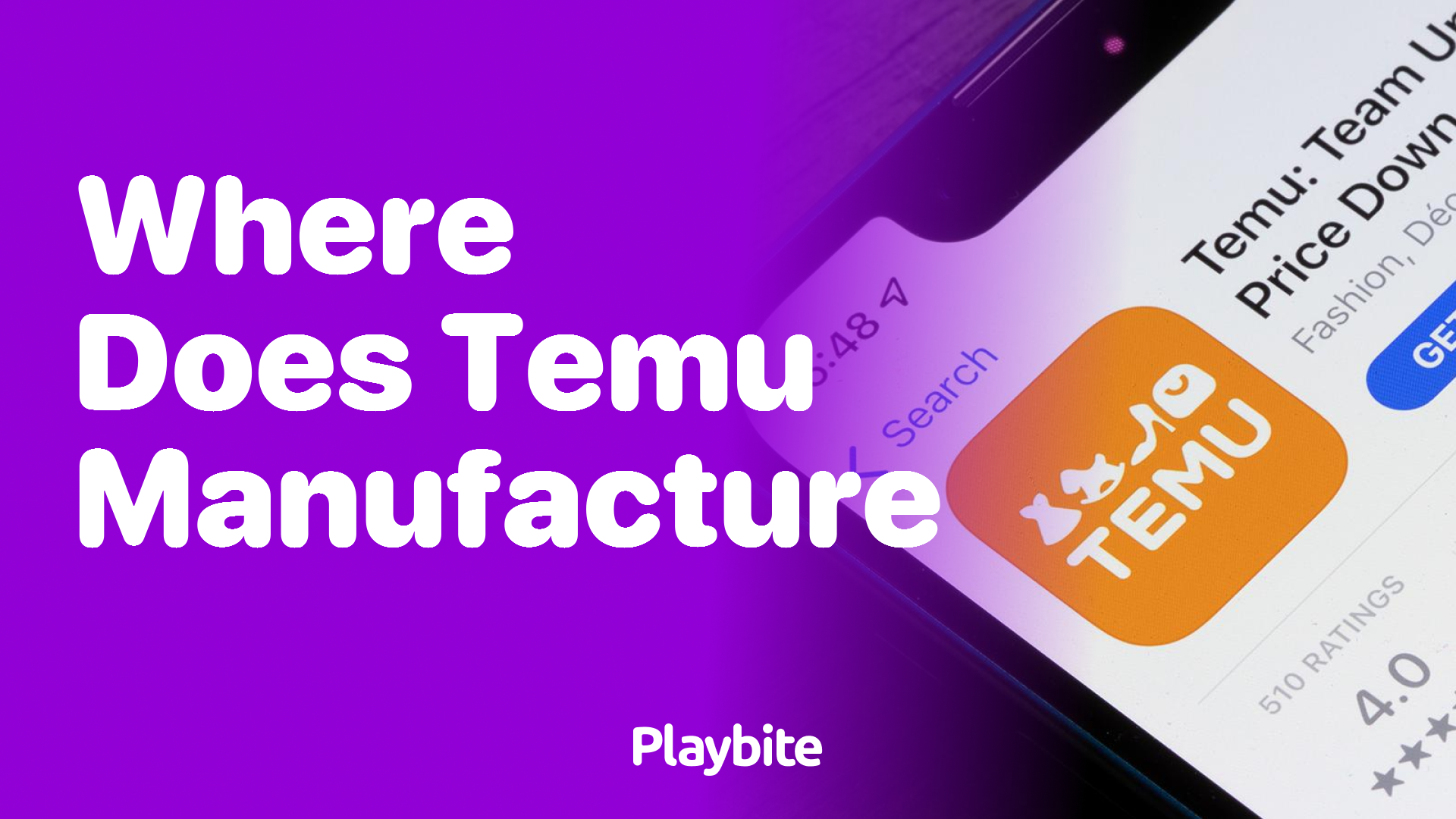 Where Does Temu Manufacture Its Products?