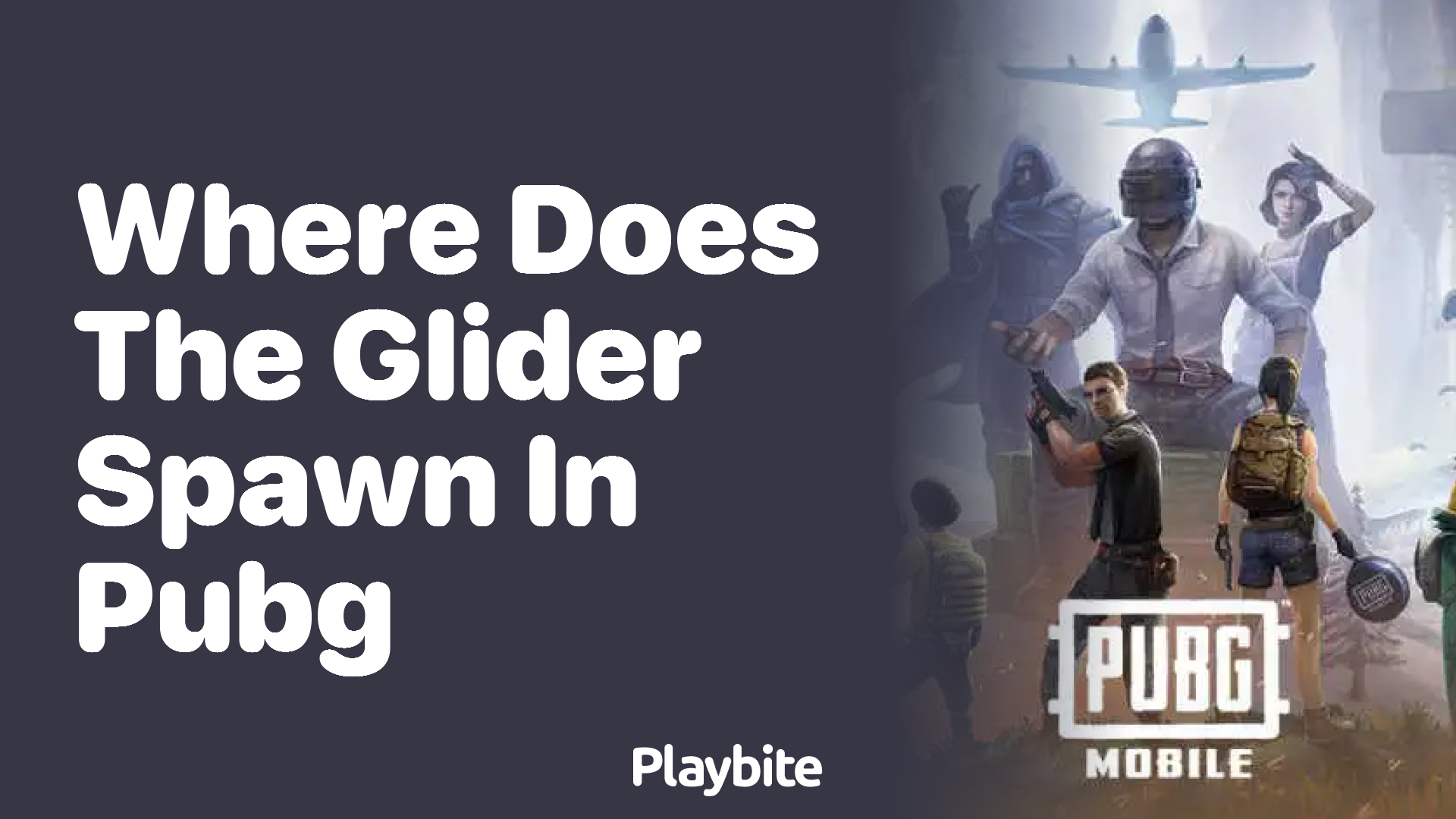 Where Does the Glider Spawn in PUBG Mobile?