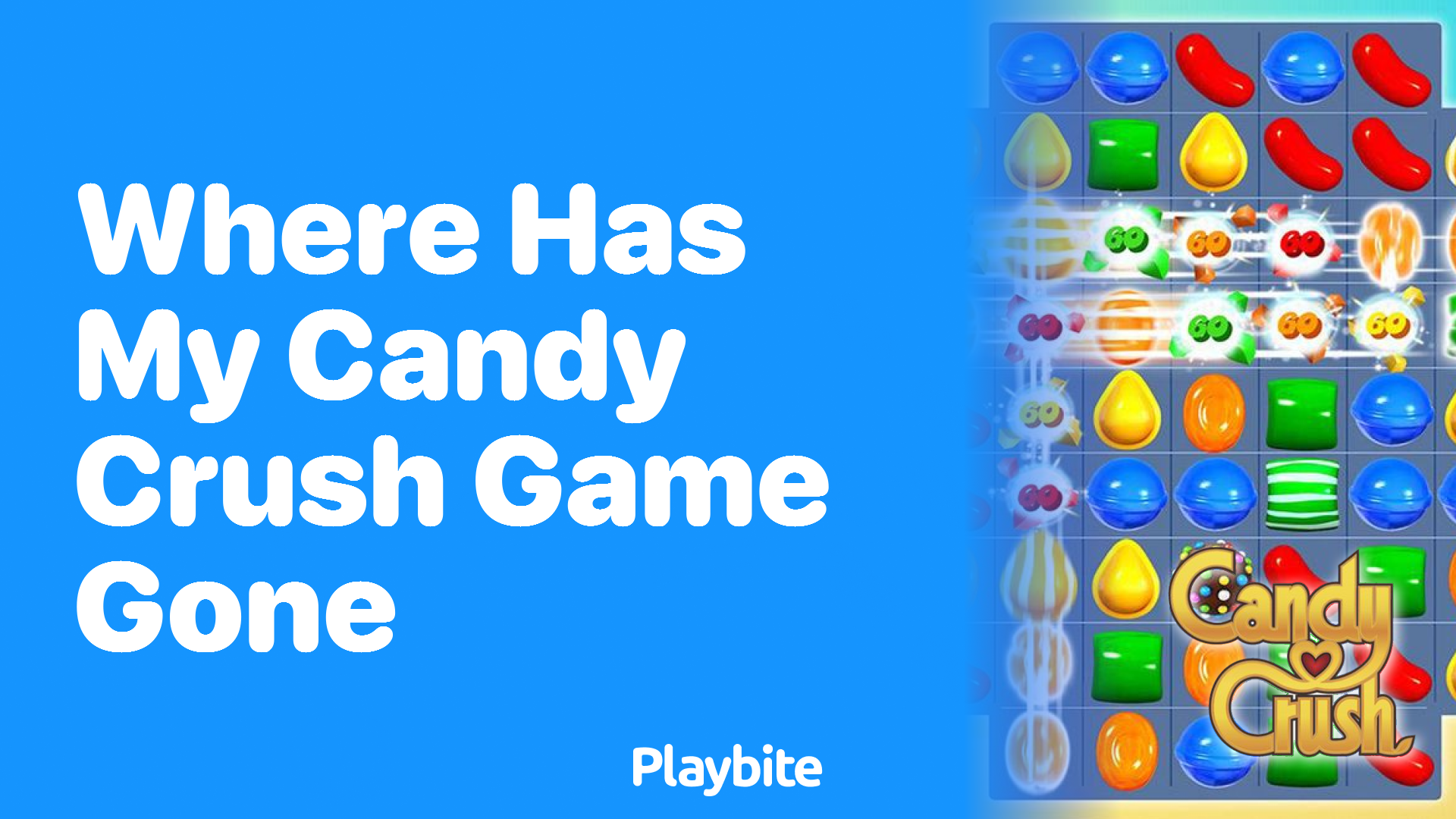 Where Has My Candy Crush Game Gone? Solving the Mystery