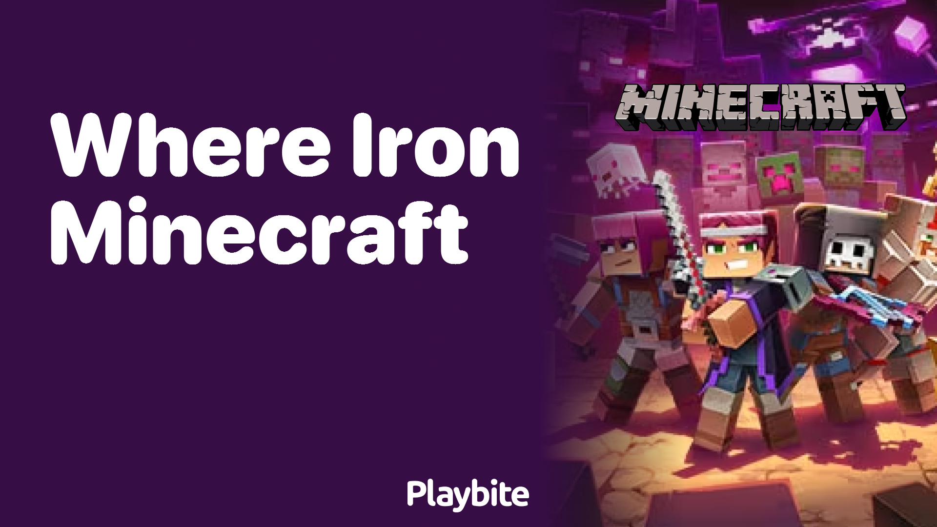 Where Can You Find Iron in Minecraft?