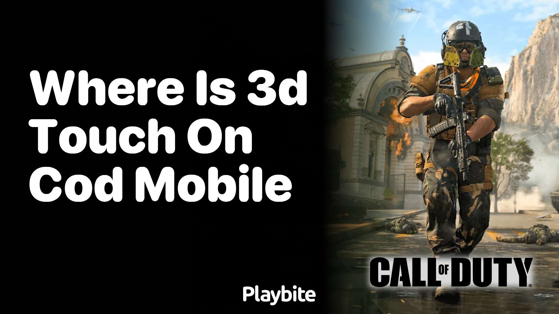 Where is 3D Touch in COD Mobile?