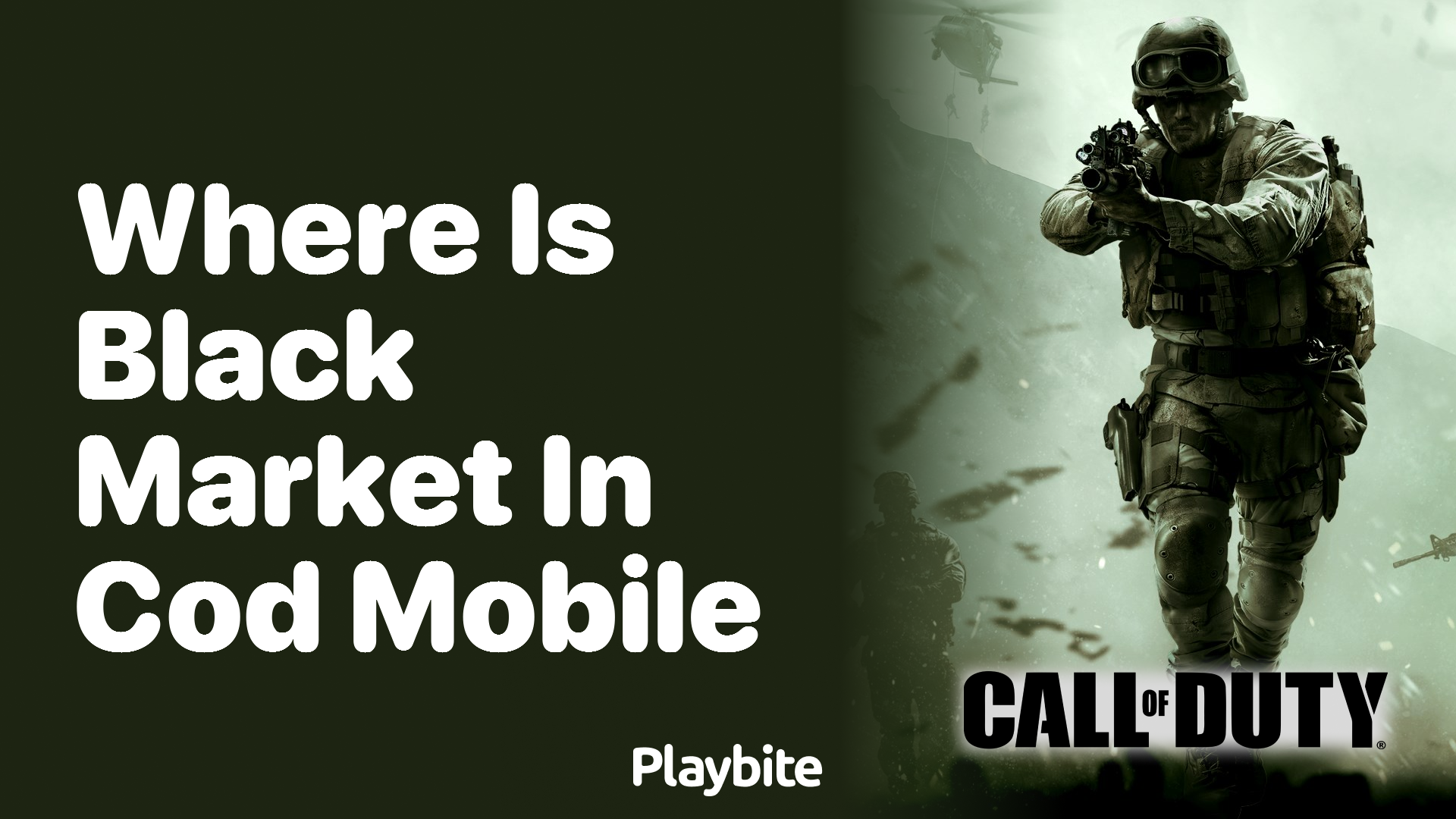 Where Is the Black Market in COD Mobile?