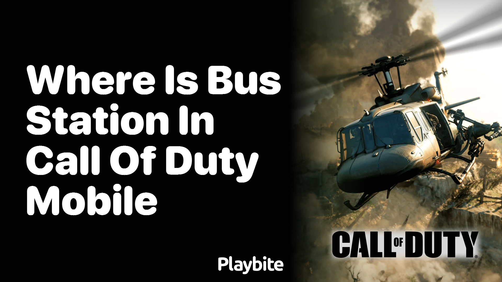 Where Is the Bus Station in Call of Duty Mobile?