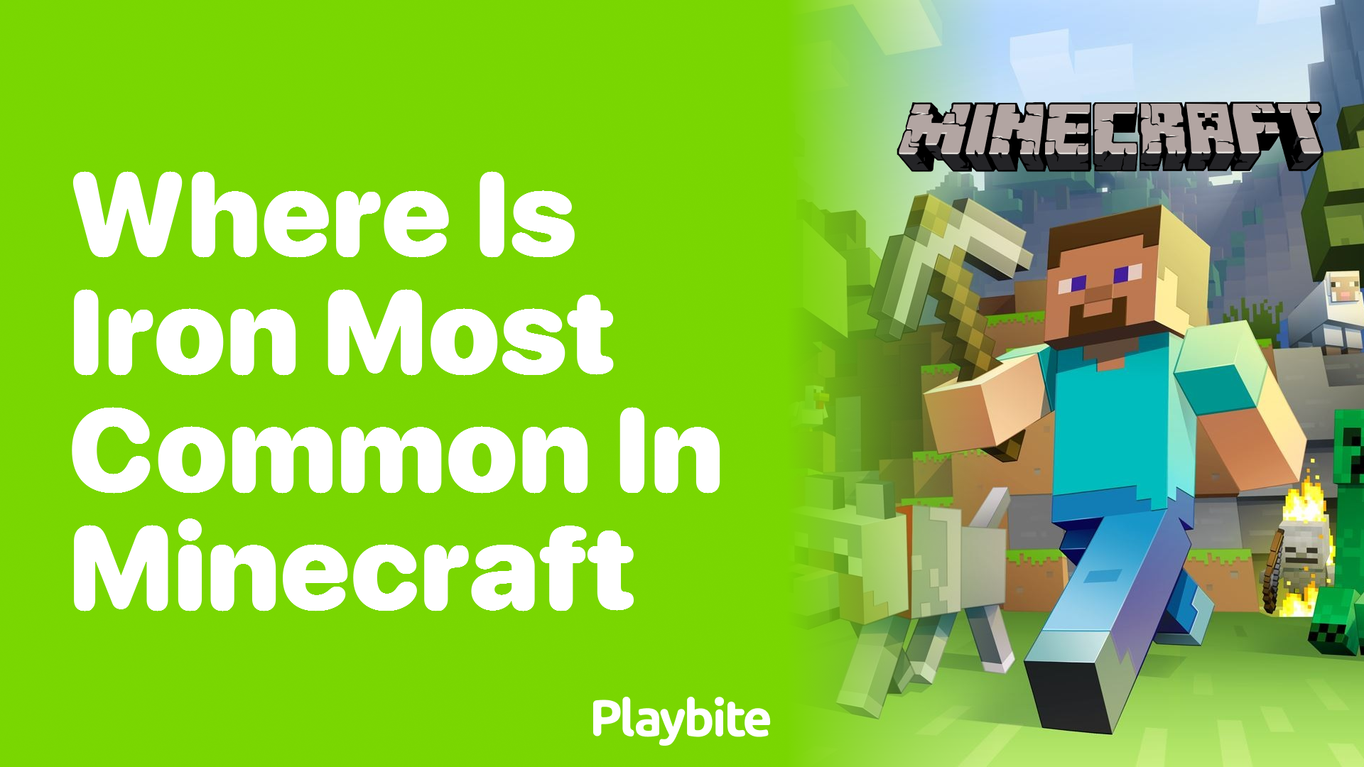 Where Is Iron Most Common in Minecraft?