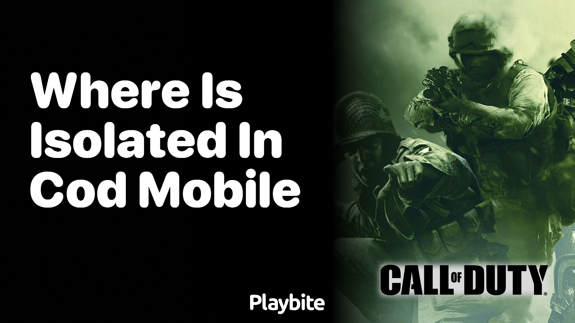 Where Is Isolated in COD Mobile?