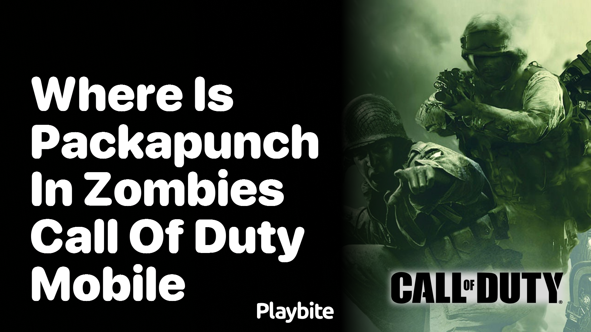 Where Is Pack-a-Punch in Zombies Call of Duty Mobile?