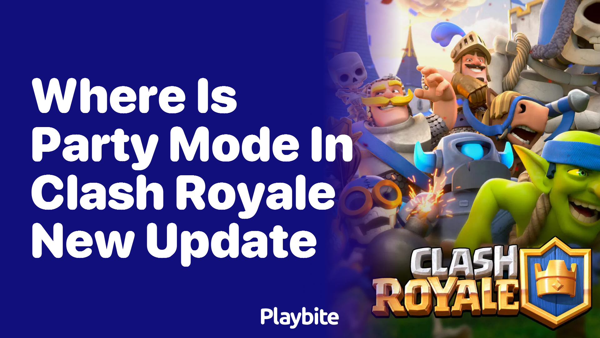 Where is party mode in the new Clash Royale update?