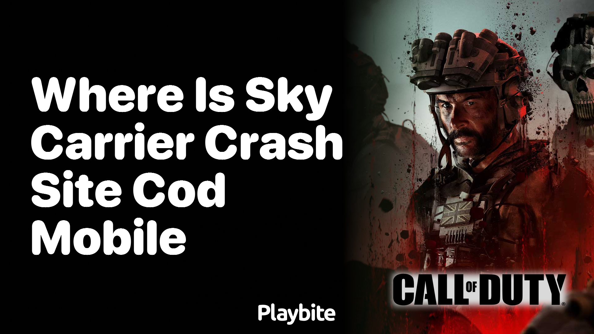 Where Is Sky Carrier Crash Site in COD Mobile?