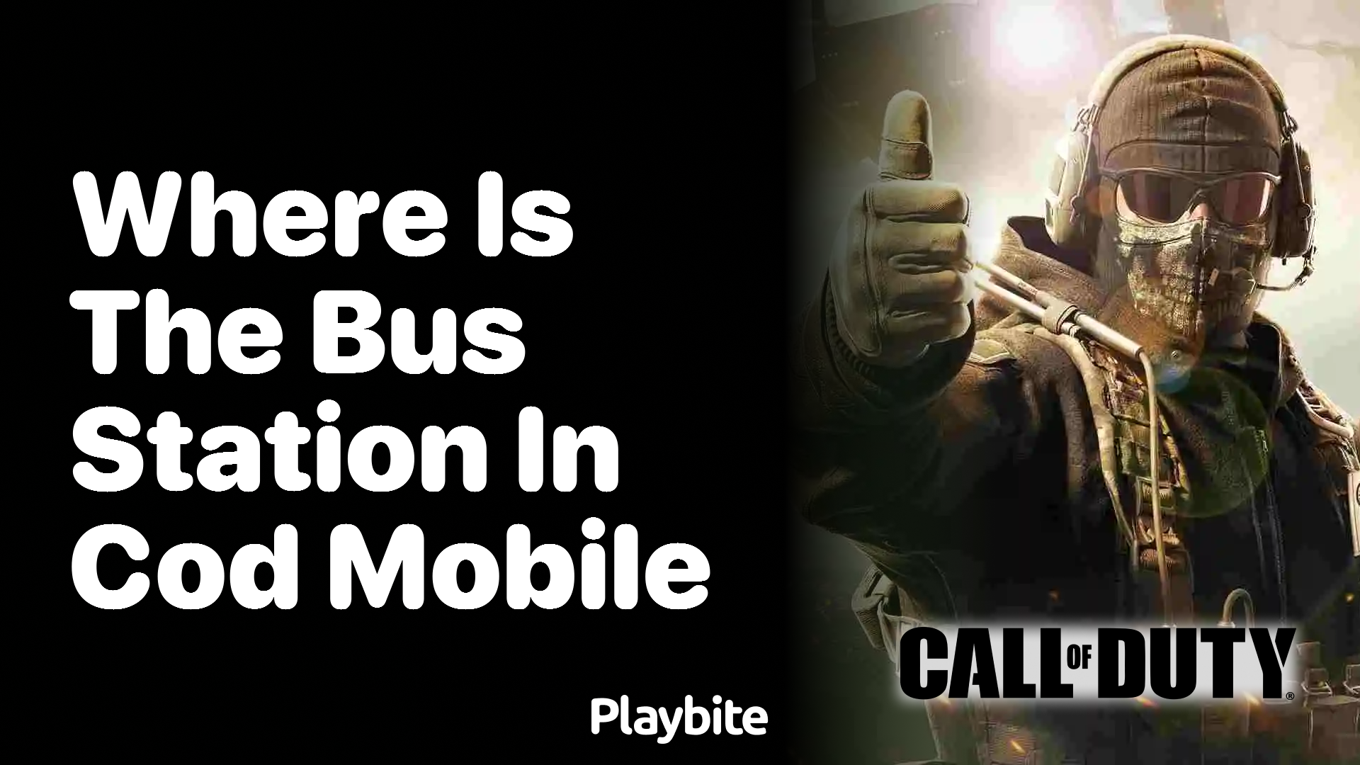 Where is the Bus Station in COD Mobile?