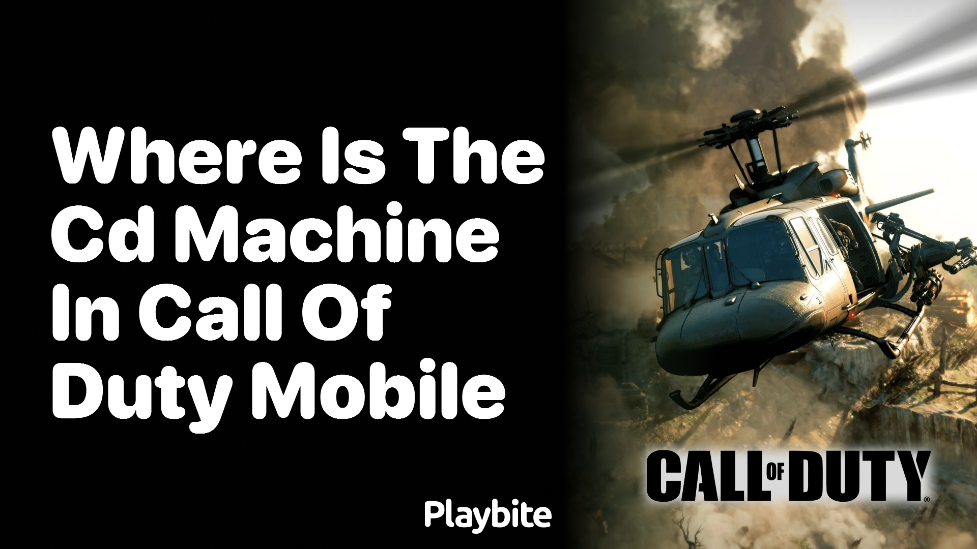 Finding the CD Machine in Call of Duty Mobile: A Guide