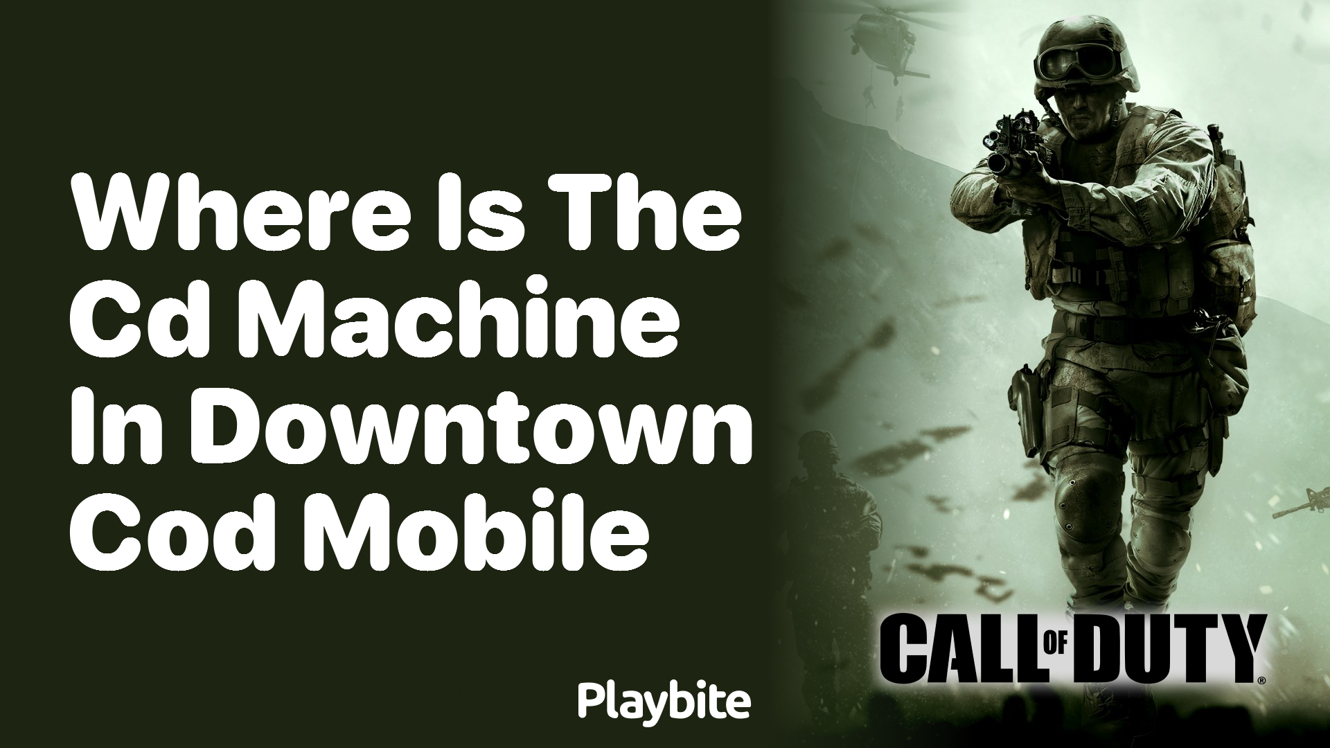 Finding the COD Machine in Downtown COD Mobile: What You Need to Know