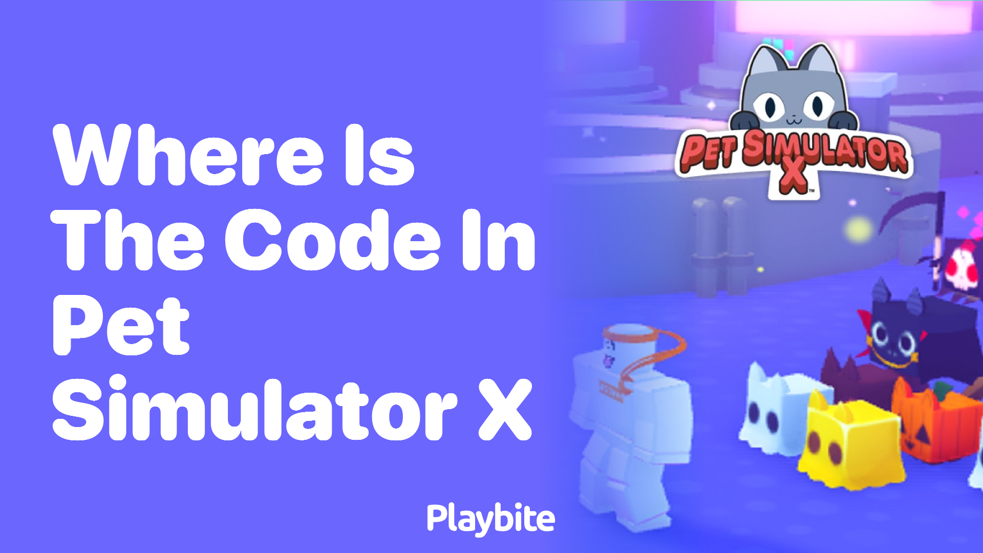 Where is the Code in Pet Simulator X?