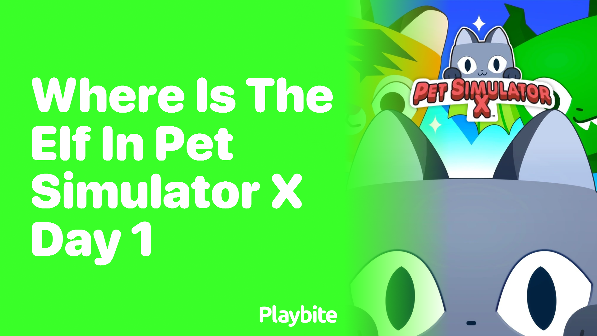 Finding the Elf in Pet Simulator X Day 1: A Quick Guide