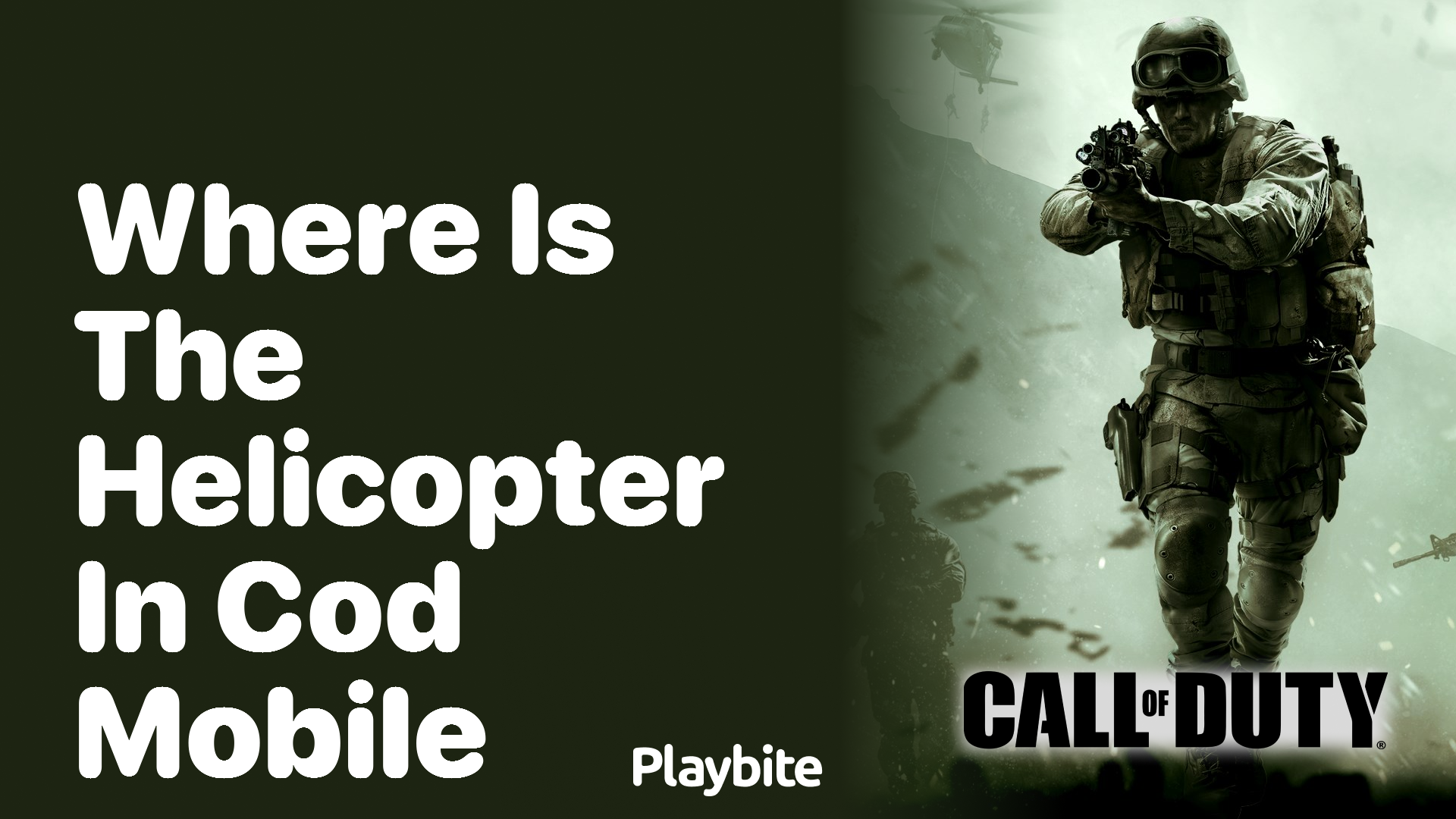 Where Is the Helicopter in COD Mobile?