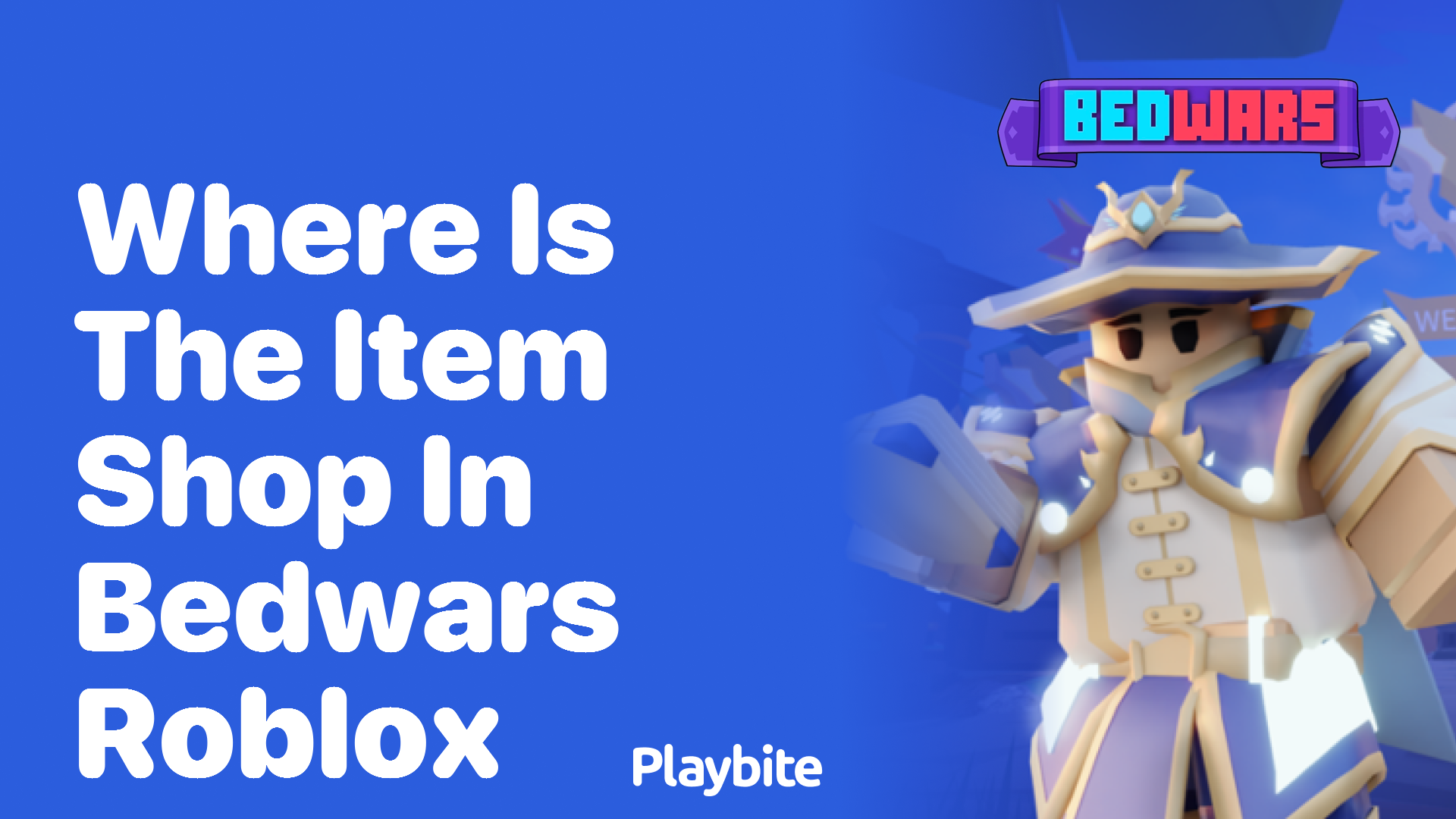 Where is the Item Shop in Bedwars Roblox?