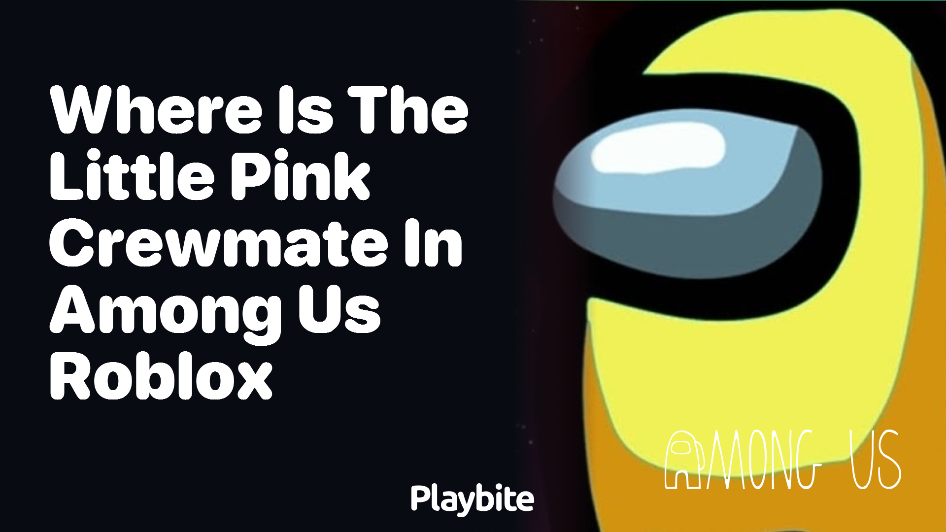 Where Is the Little Pink Crewmate in Among Us Roblox?