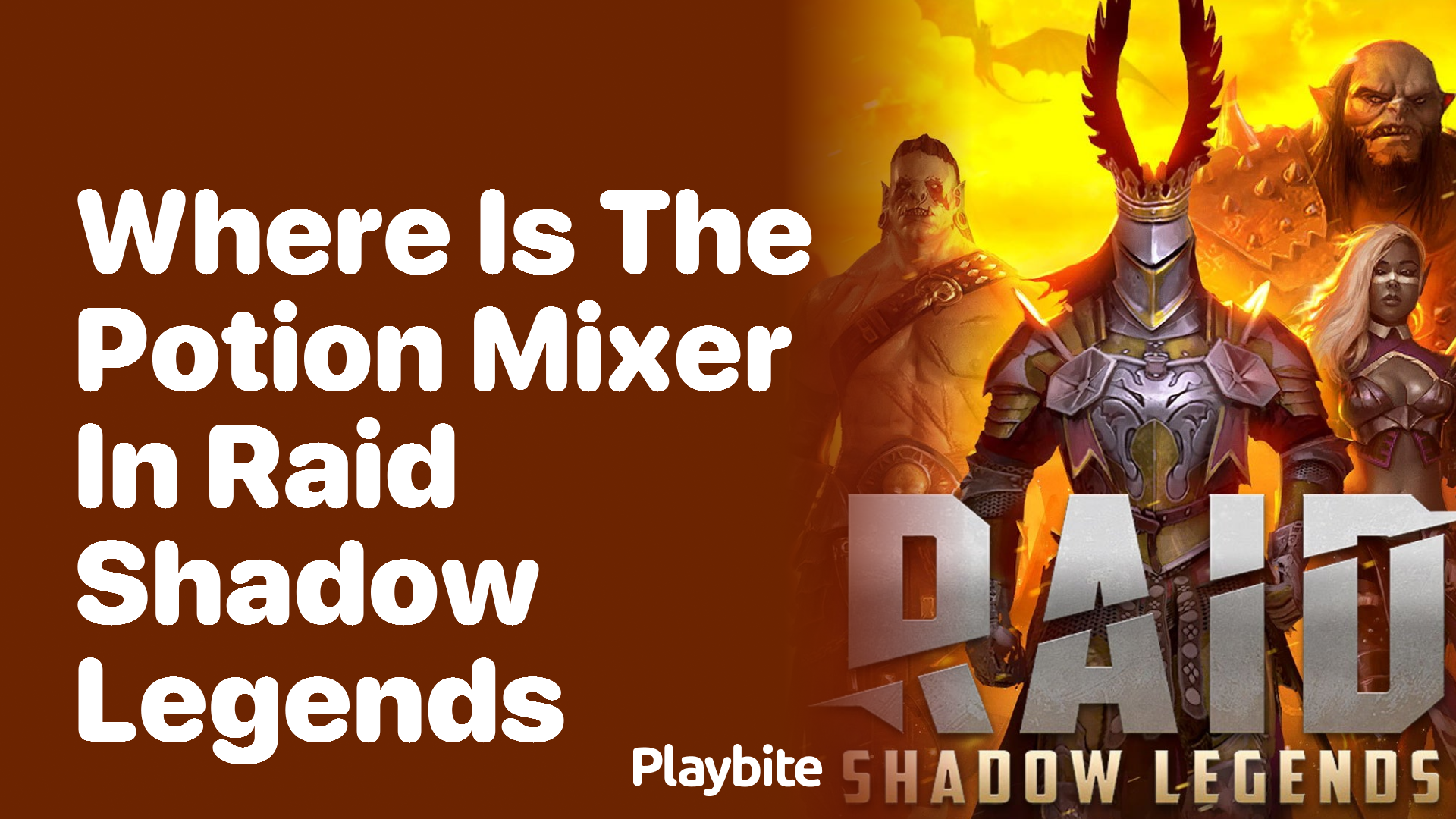 Where Is the Potion Mixer in Raid Shadow Legends?